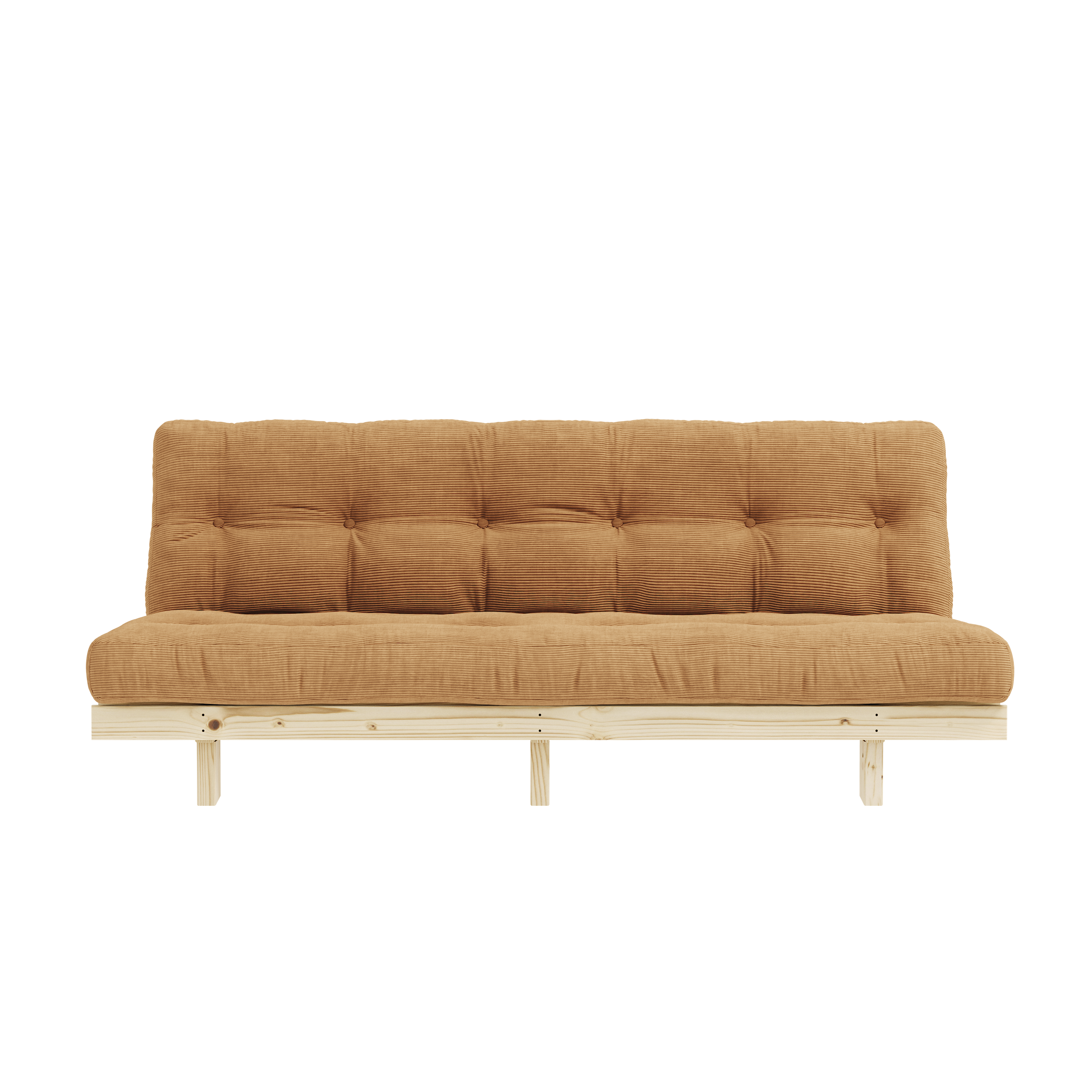 MATELAS LEAN RAW 130 X 200 W. ALPHA CARAMEL FUDGE BROWN