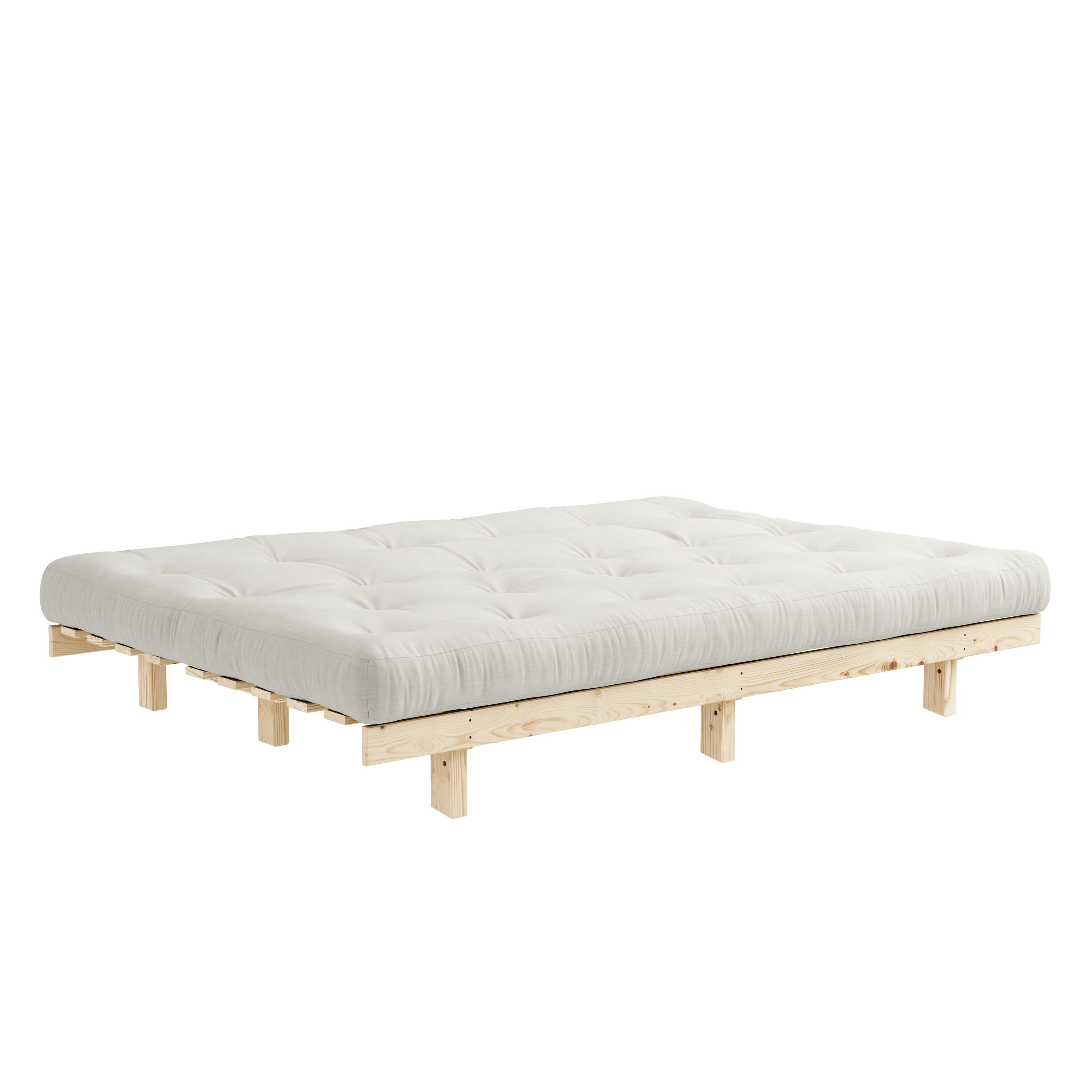 LEAN RAW 130 X 200 W. ALPHA MATTRESS NATURAL