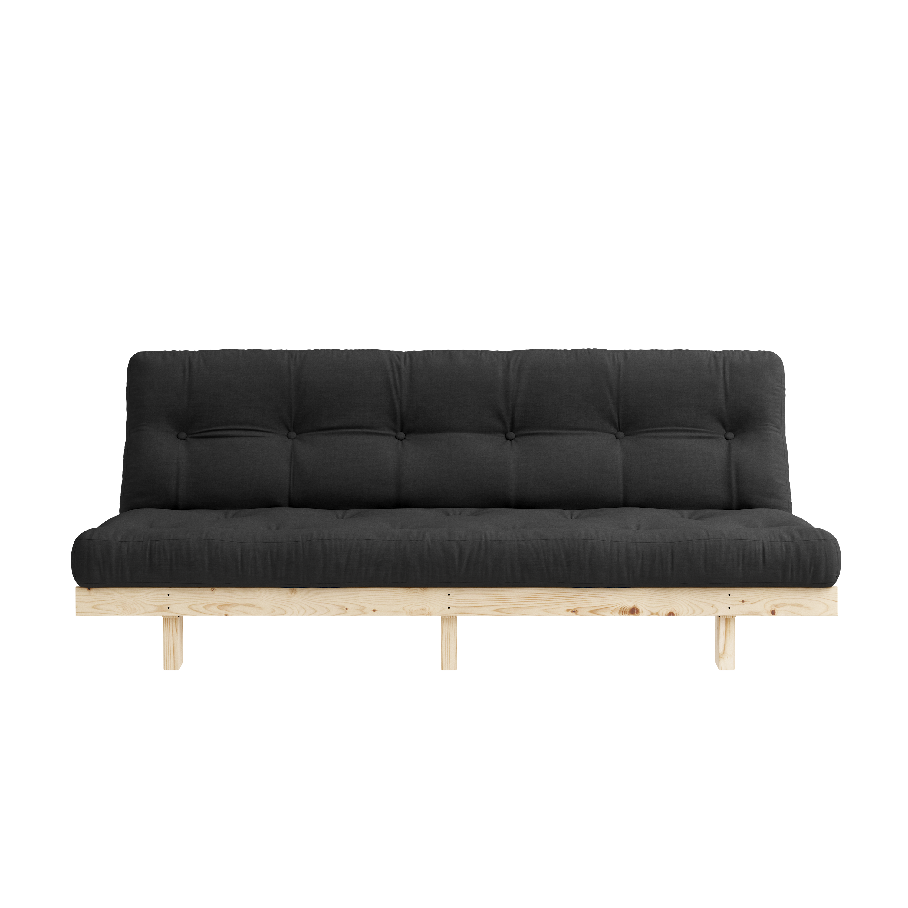 LEAN RAW 130 X 200 W. ALPHA MATTRESS DARK GREY