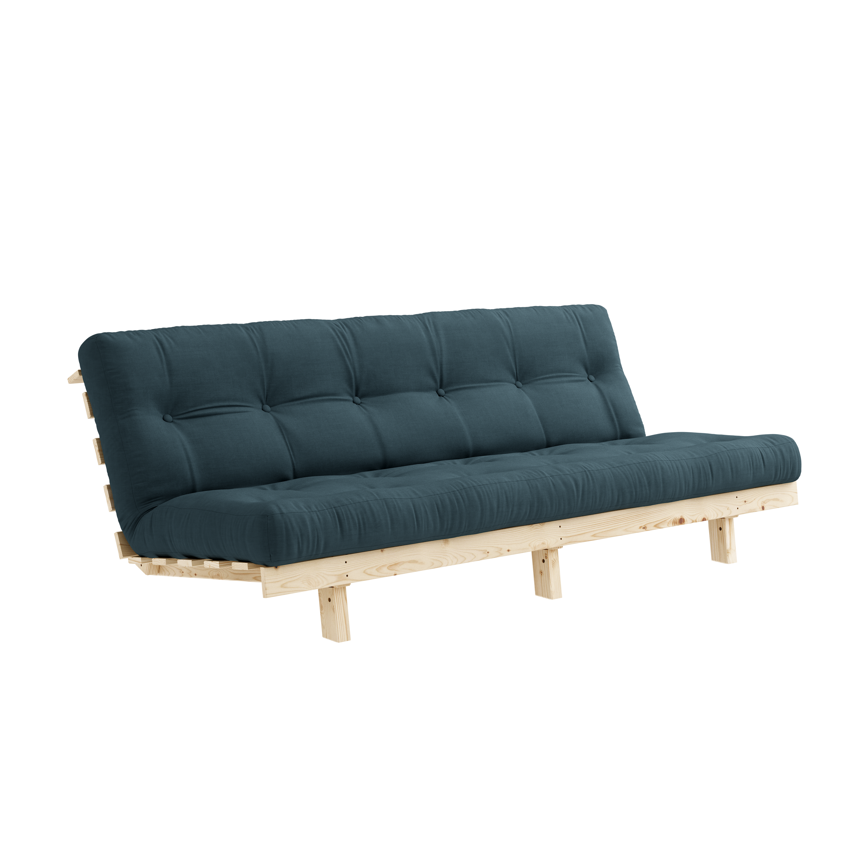 LEAN RAW 130 X 200 W. ALPHA MATTRESS PETROL BLUE