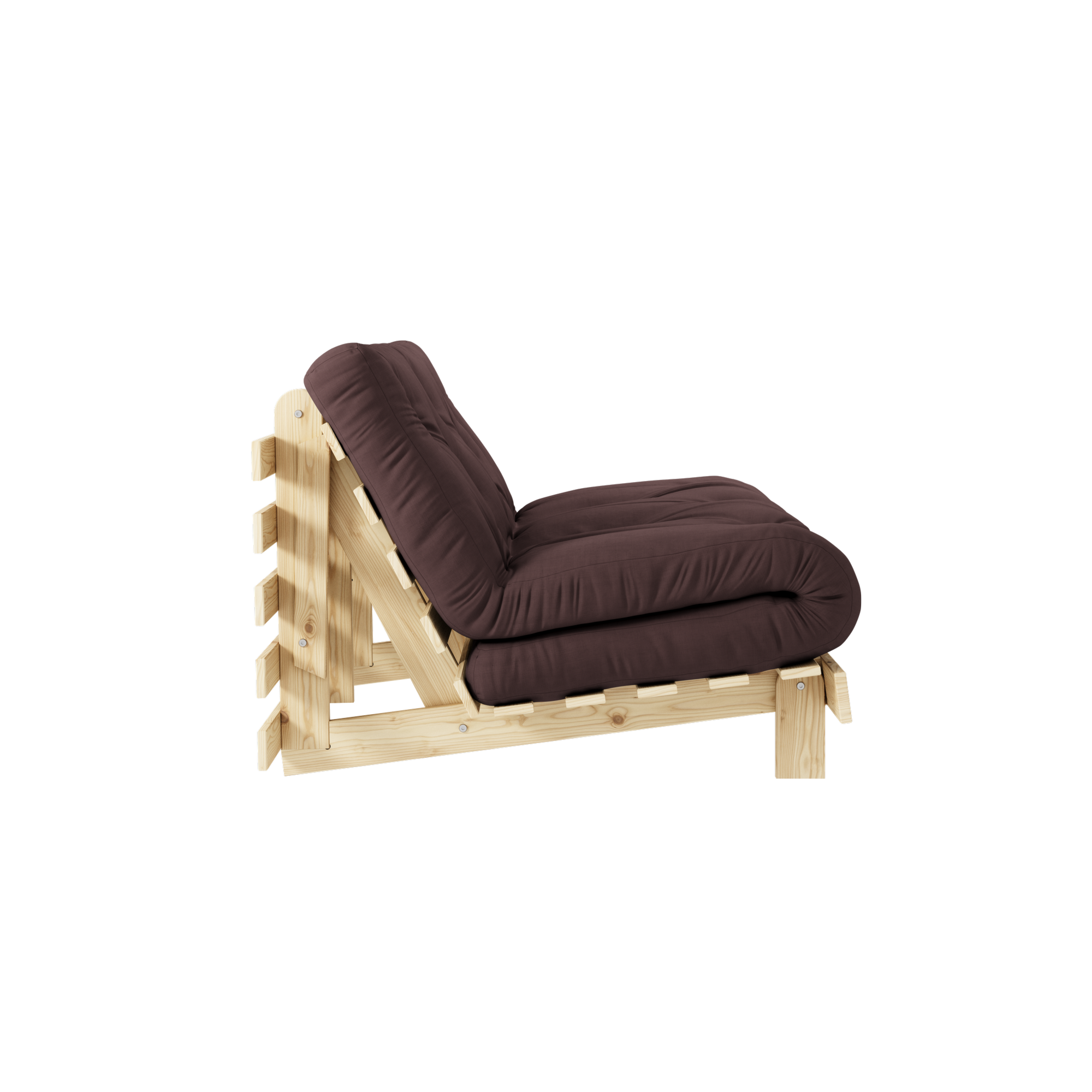 MATELAS ROOTS BRUT 140 X 200 CM, MARRON