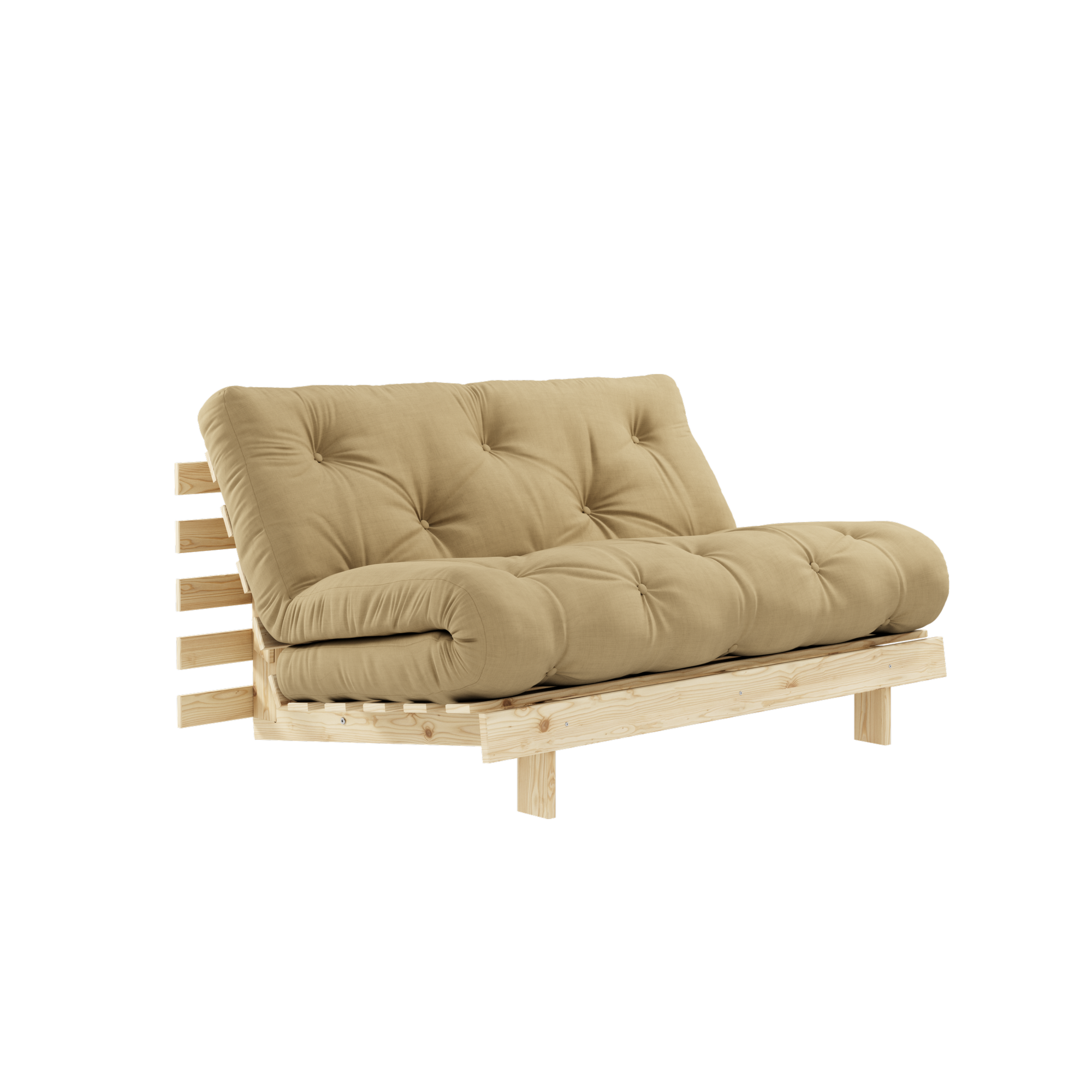 ROOTS RAW 140 X 200 W. ROOTS MATTRESS WHEAT BEIGE