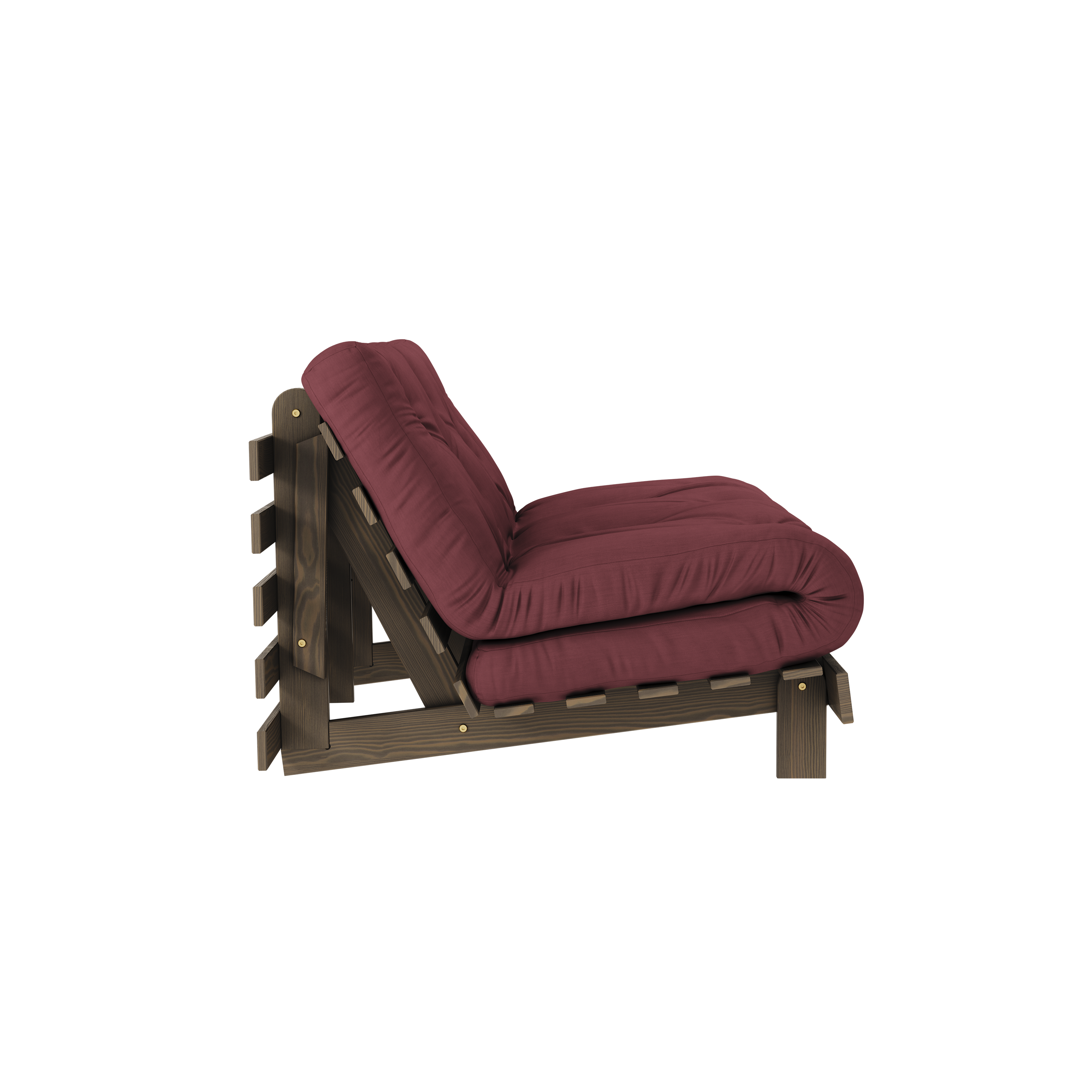 ROOTS CAROB BROWN 140 X 200 W. ROOTS MATTRESS BORDEAUX