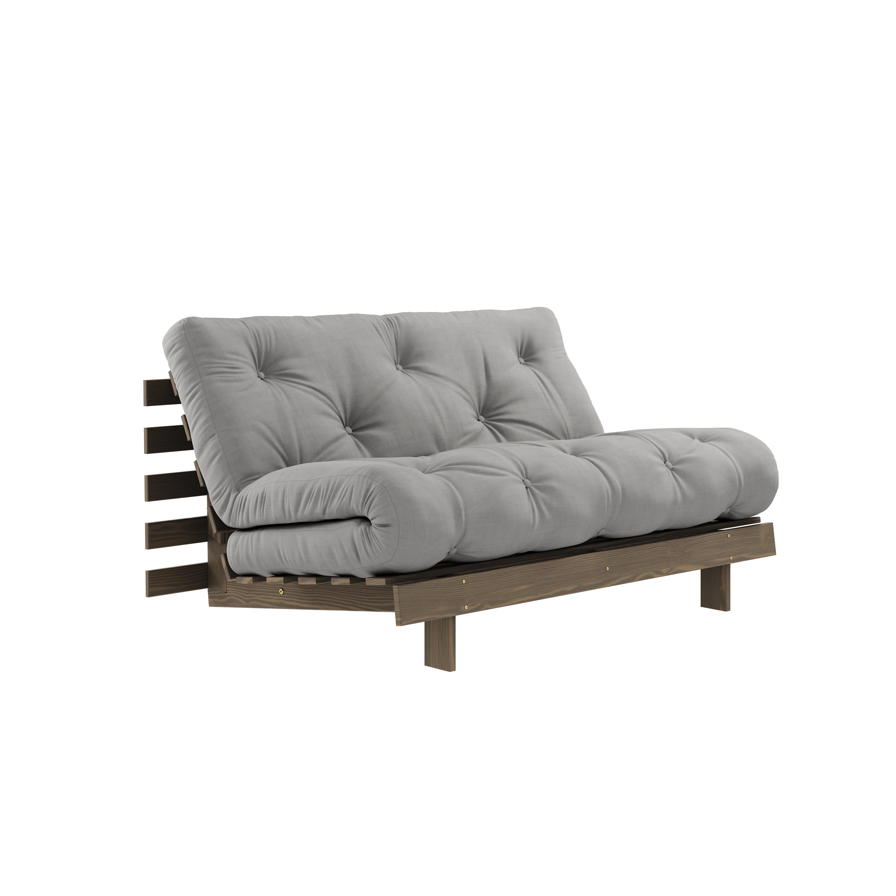 ROOTS CAROB BROWN 140 X 200 W. ROOTS MATTRESS GREY