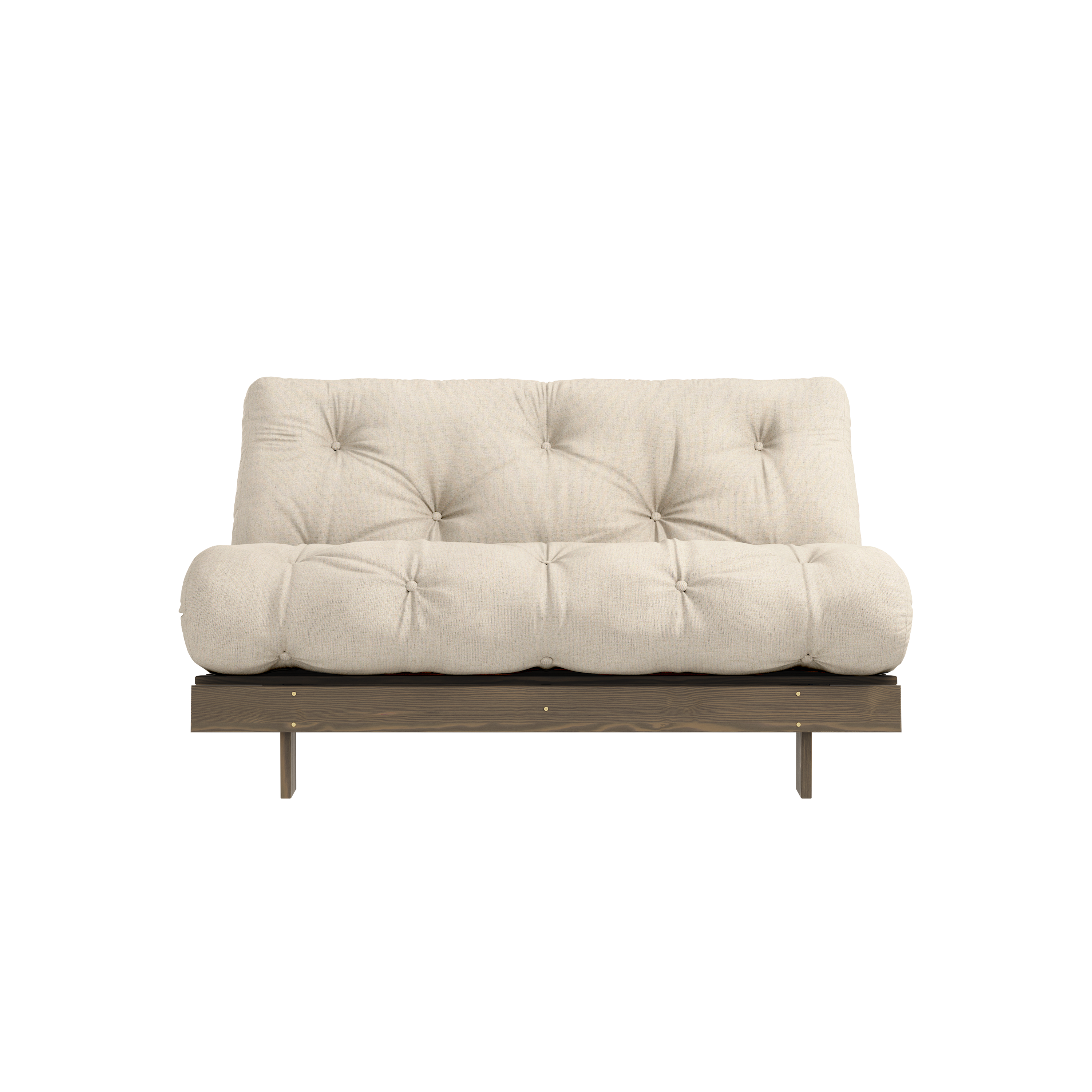 ROOTS BRUN CAROUBE 140 X 200 W. LINGE DE LIT ROOTS