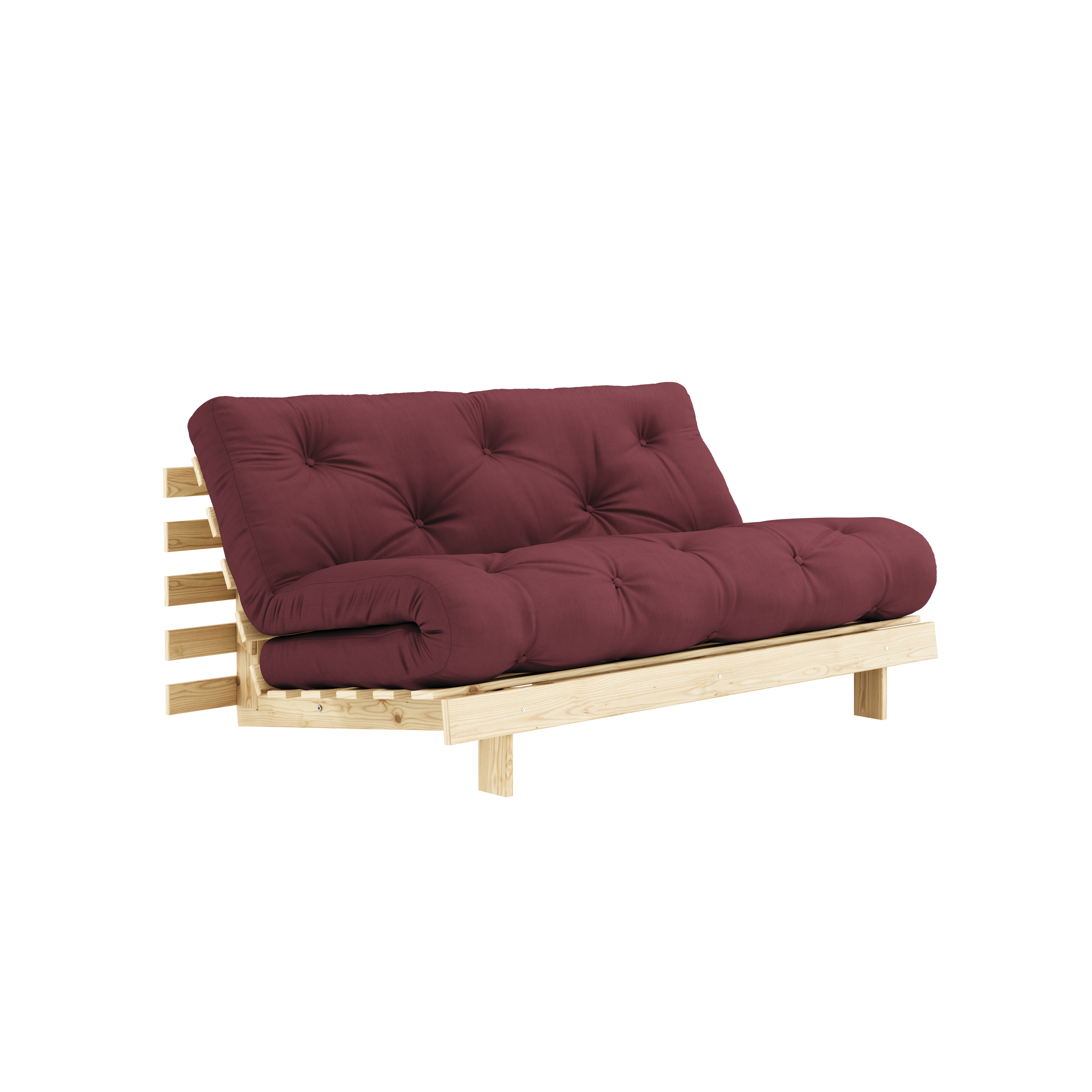 ROOTS RAW 160 X 200 W. ROOTS MATTRESS BORDEAUX