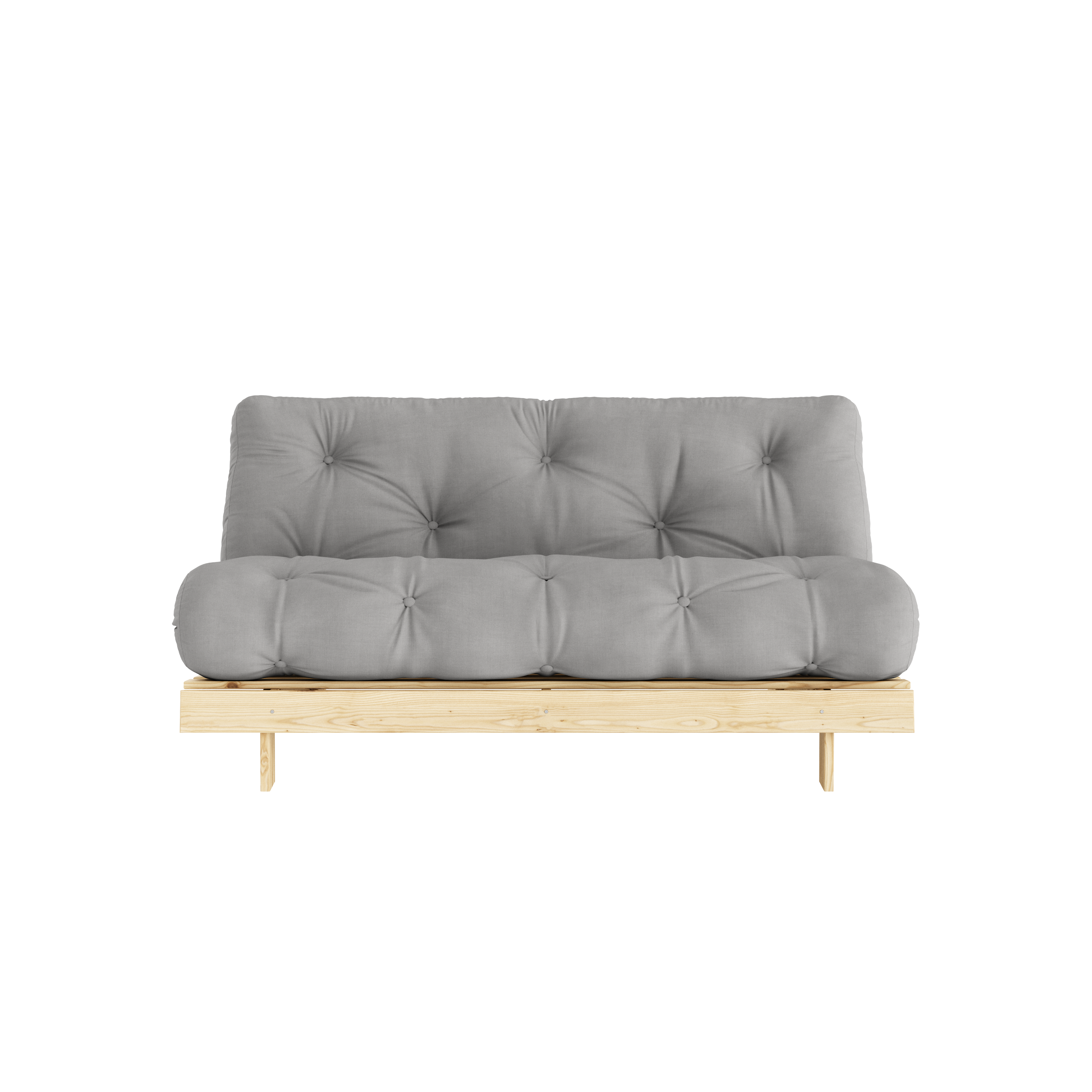 MATELAS ROOTS BRUT 160 X 200 AVEC MATELAS ROOTS GRIS