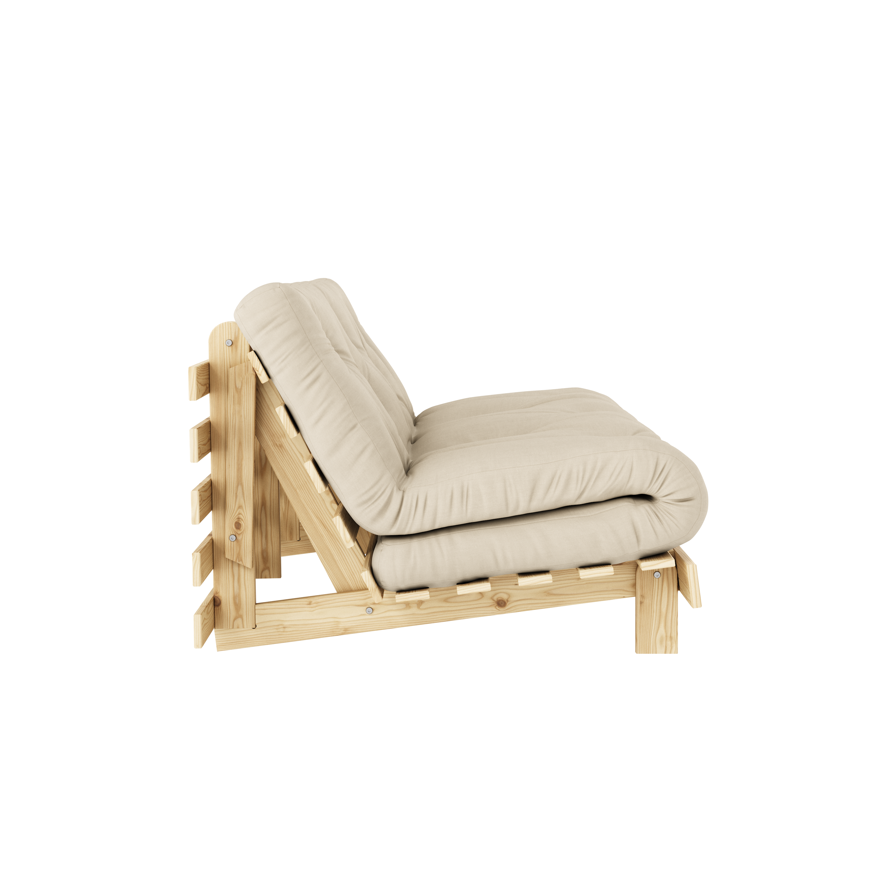 MATELAS ROOTS RAW 160 X 200 AVEC SOMMIER ROOTS BEIGE