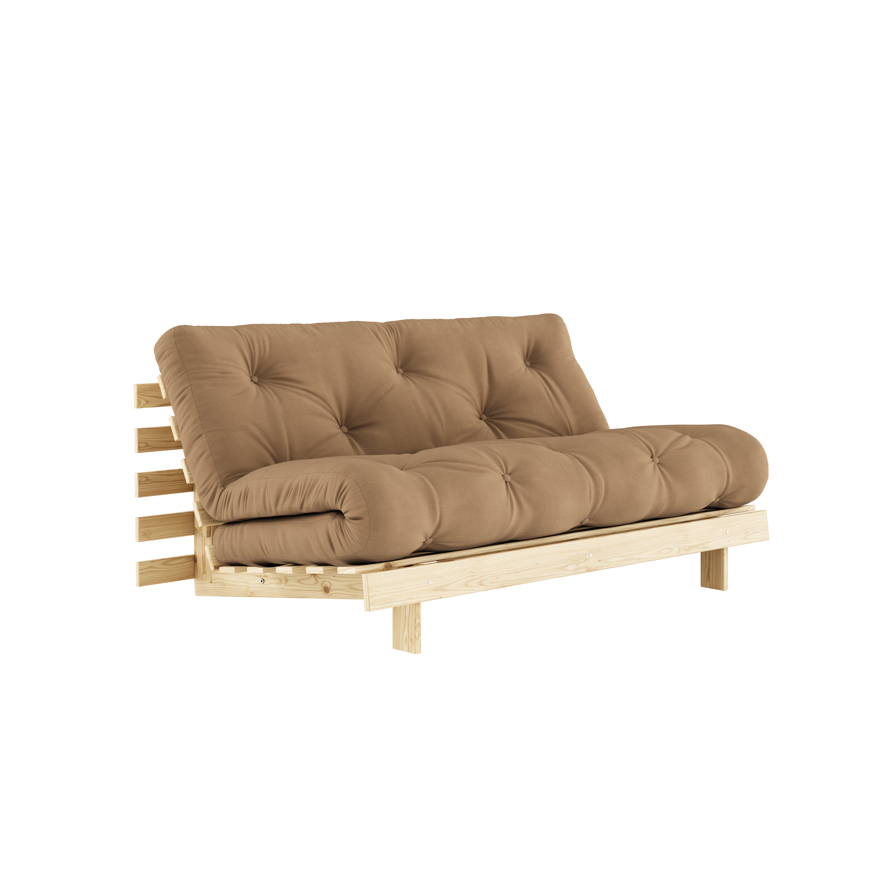 ROOTS RAW 160 X 200 W. ROOTS MATTRESS MOCCA