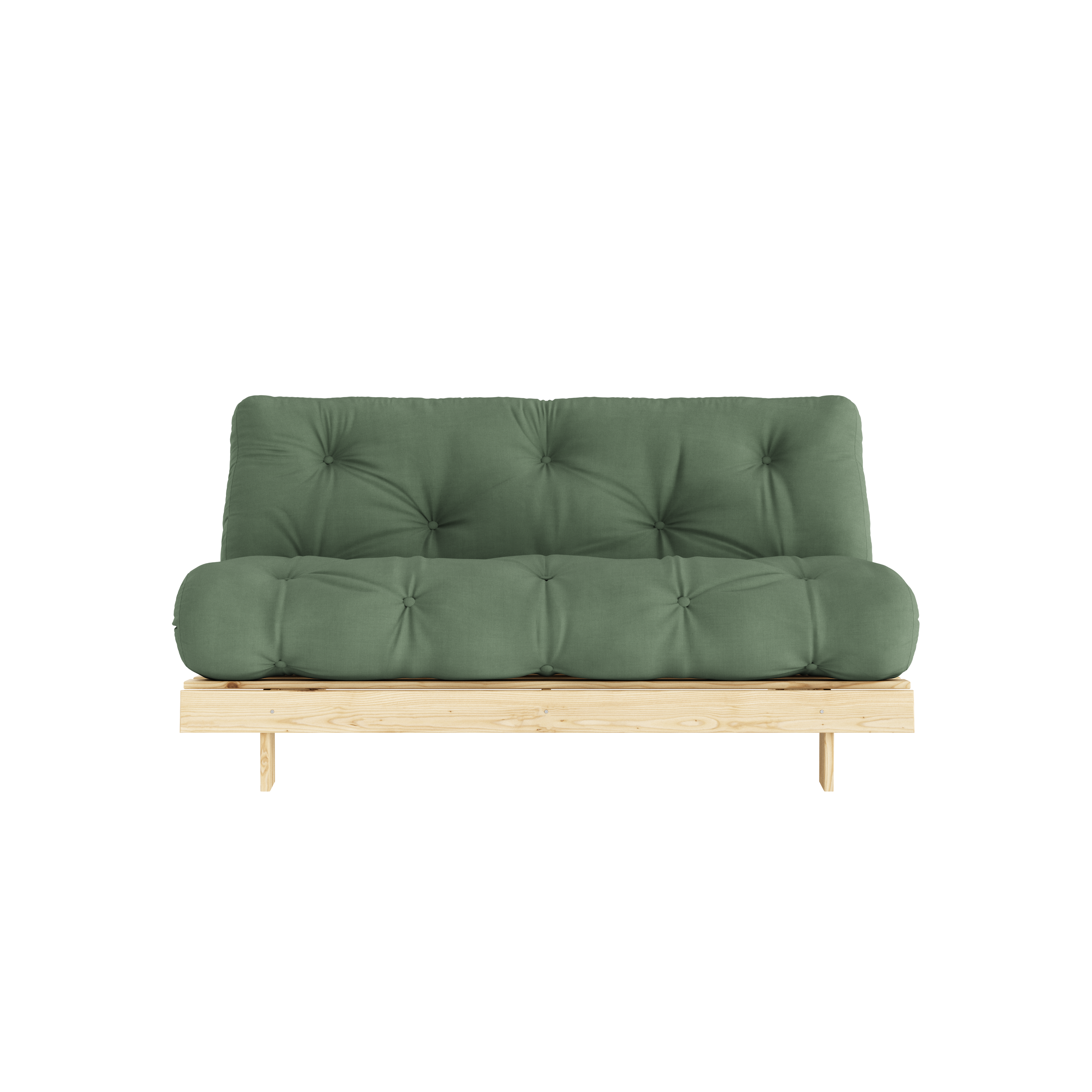 ROOTS RAW 160 X 200 W. ROOTS MATTRESS OLIVE GREEN