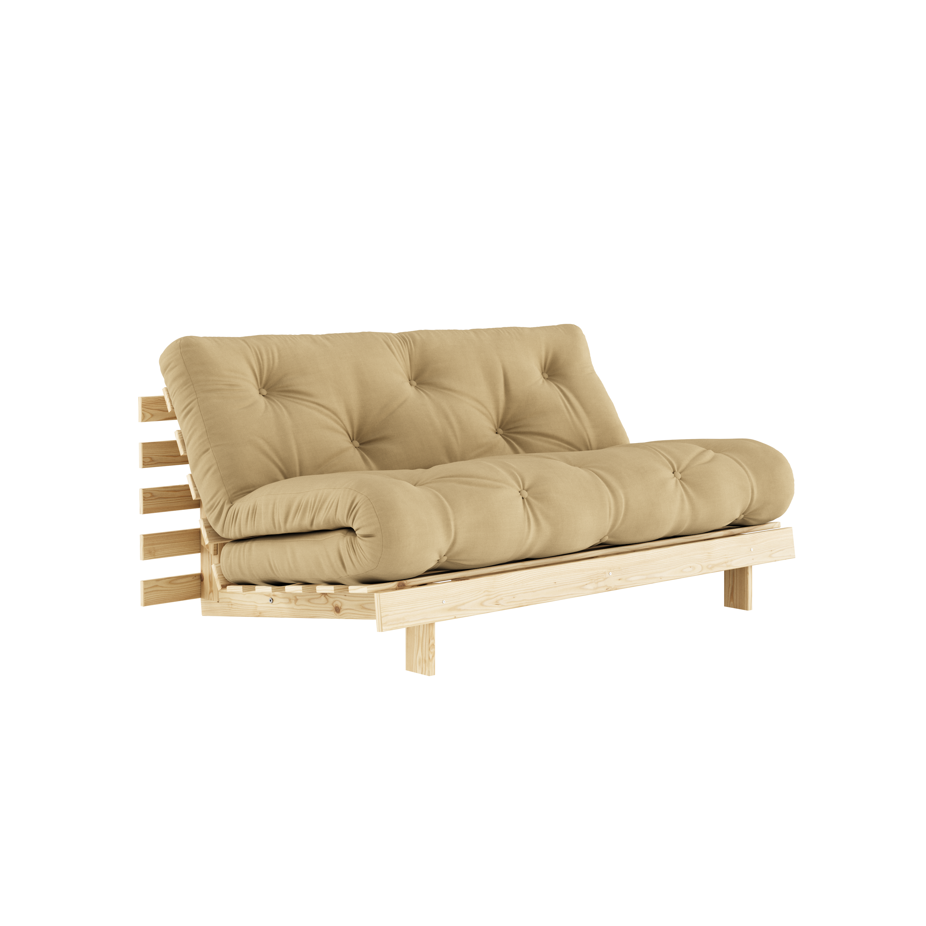 ROOTS RAW 160 X 200 W. ROOTS MATTRESS WHEAT BEIGE