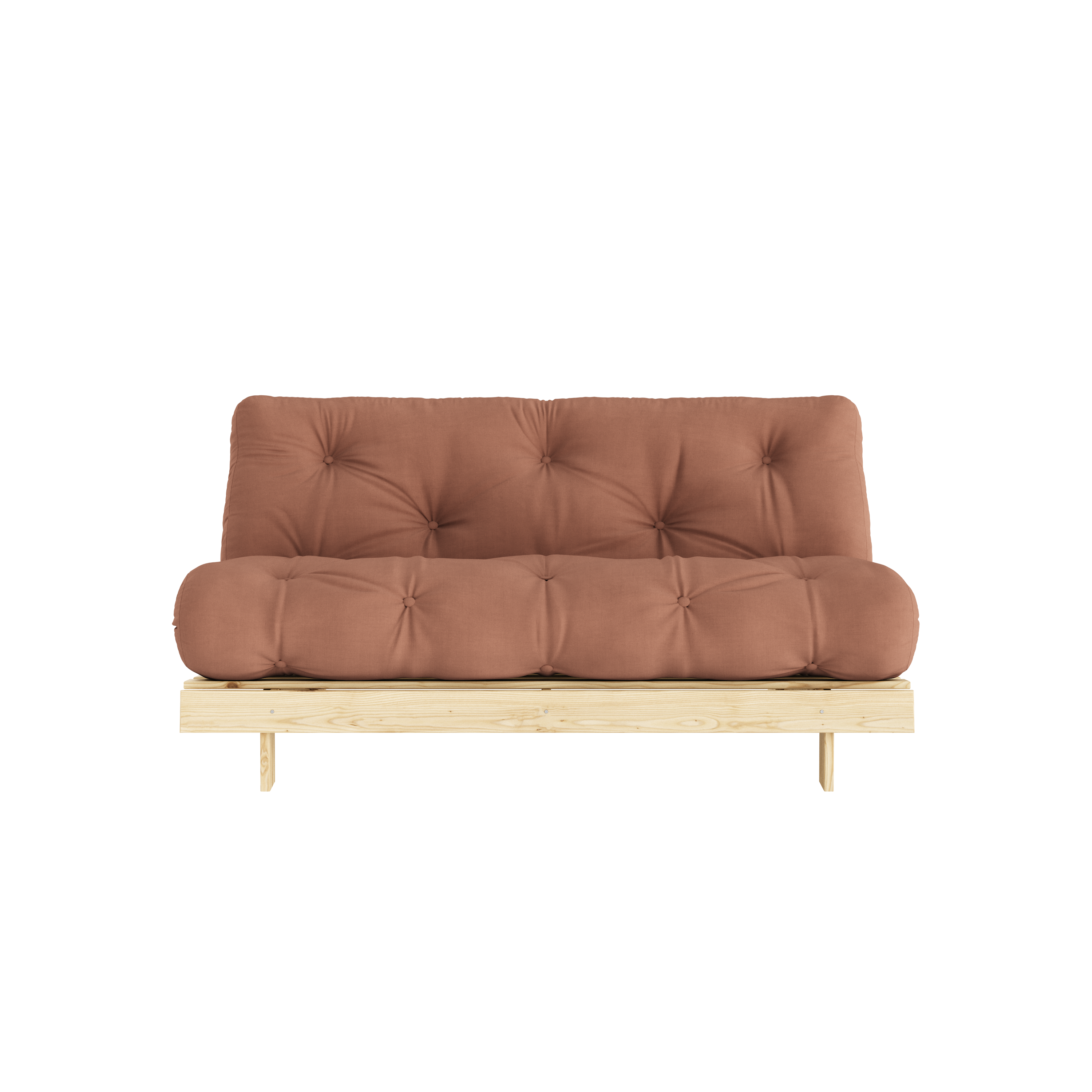 ROOTS RAW 160 X 200 W. ROOTS MATTRESS CLAY BROWN