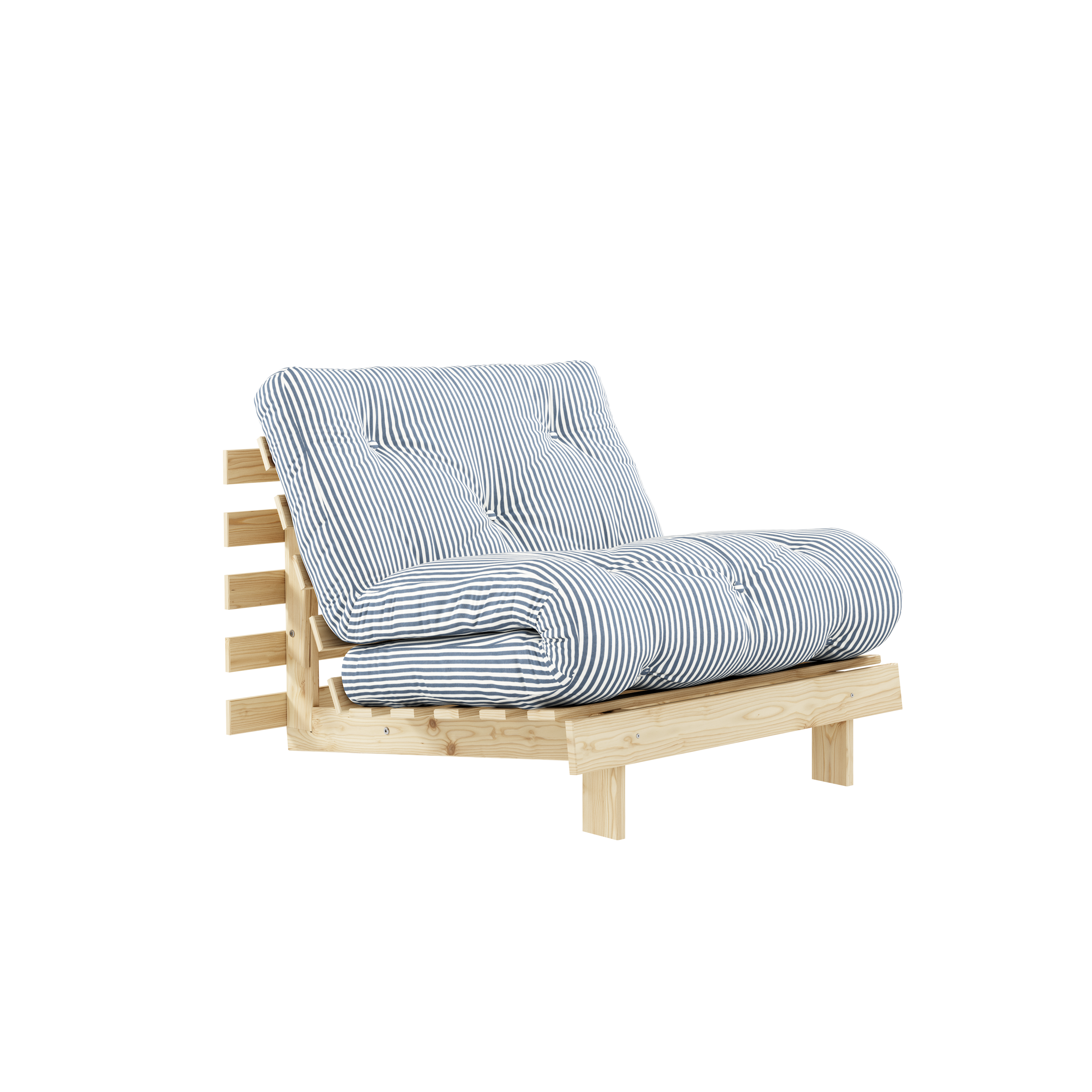 ROOTS RAW 90 X 200 W. ROOTS MATTRESS BEACH BLUE