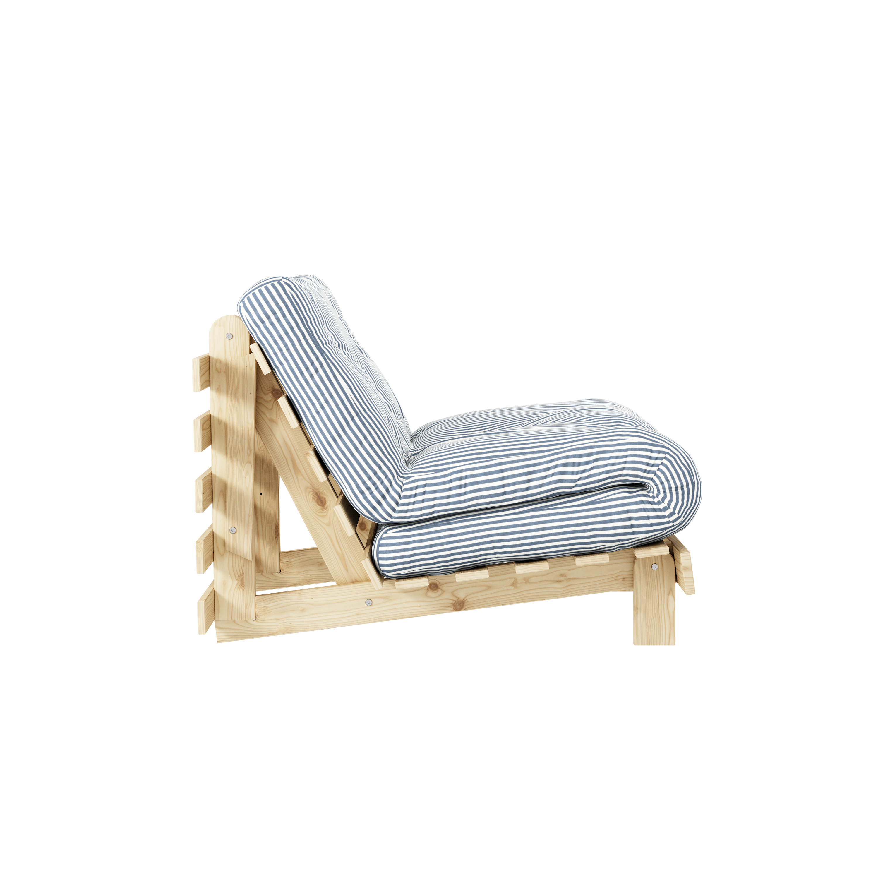 ROOTS RAW 90 X 200 W. ROOTS MATTRESS BEACH BLUE