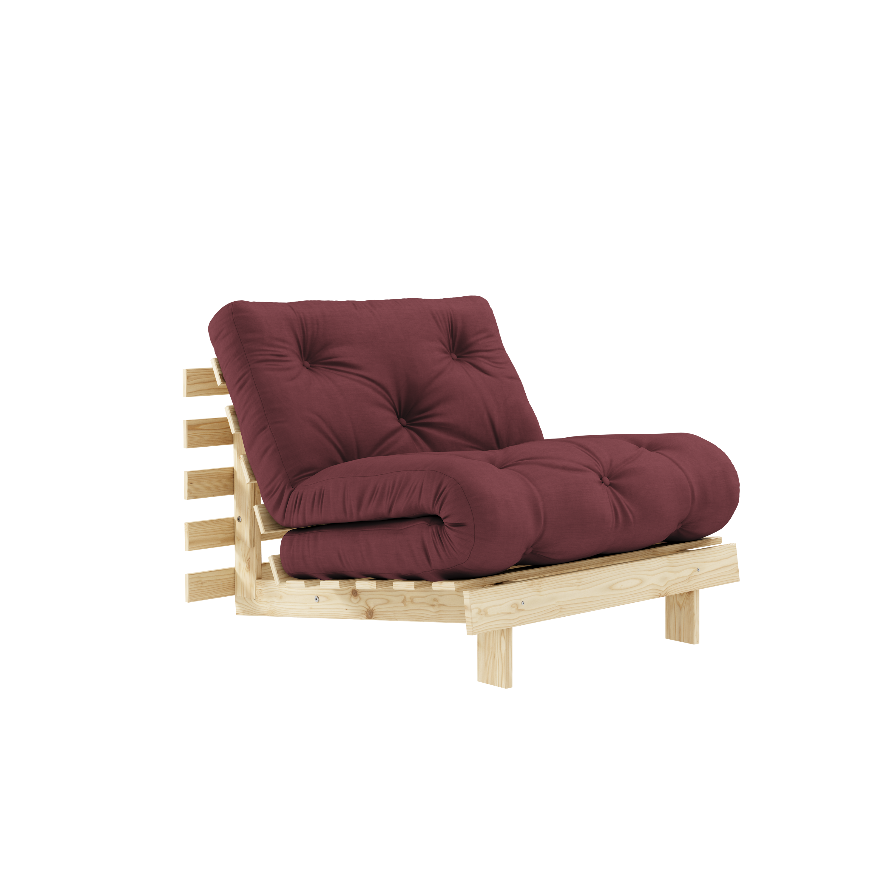 ROOTS RAW 90 X 200 W. ROOTS MATTRESS BORDEAUX