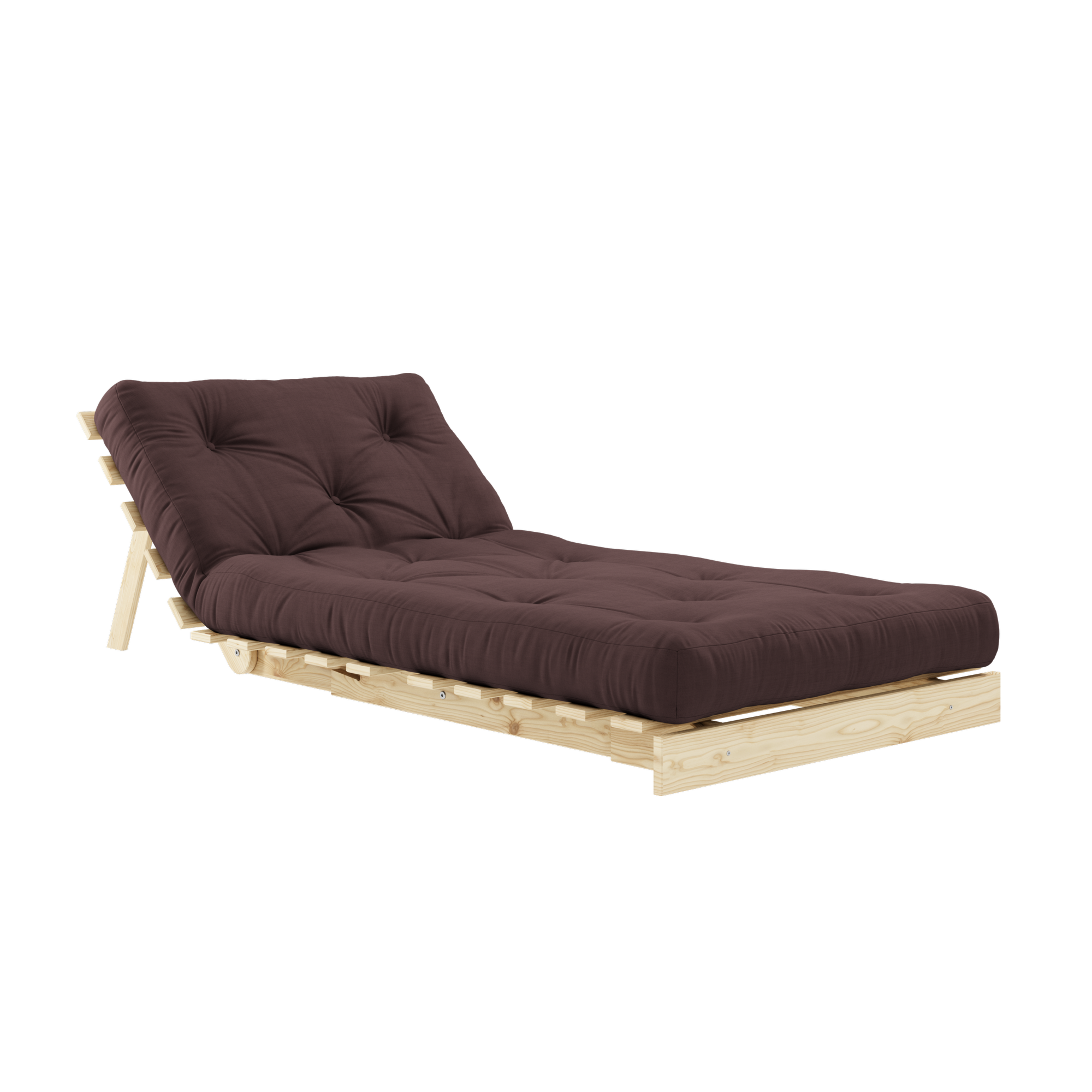 ROOTS RAW 90 X 200 W. ROOTS MATTRESS BROWN
