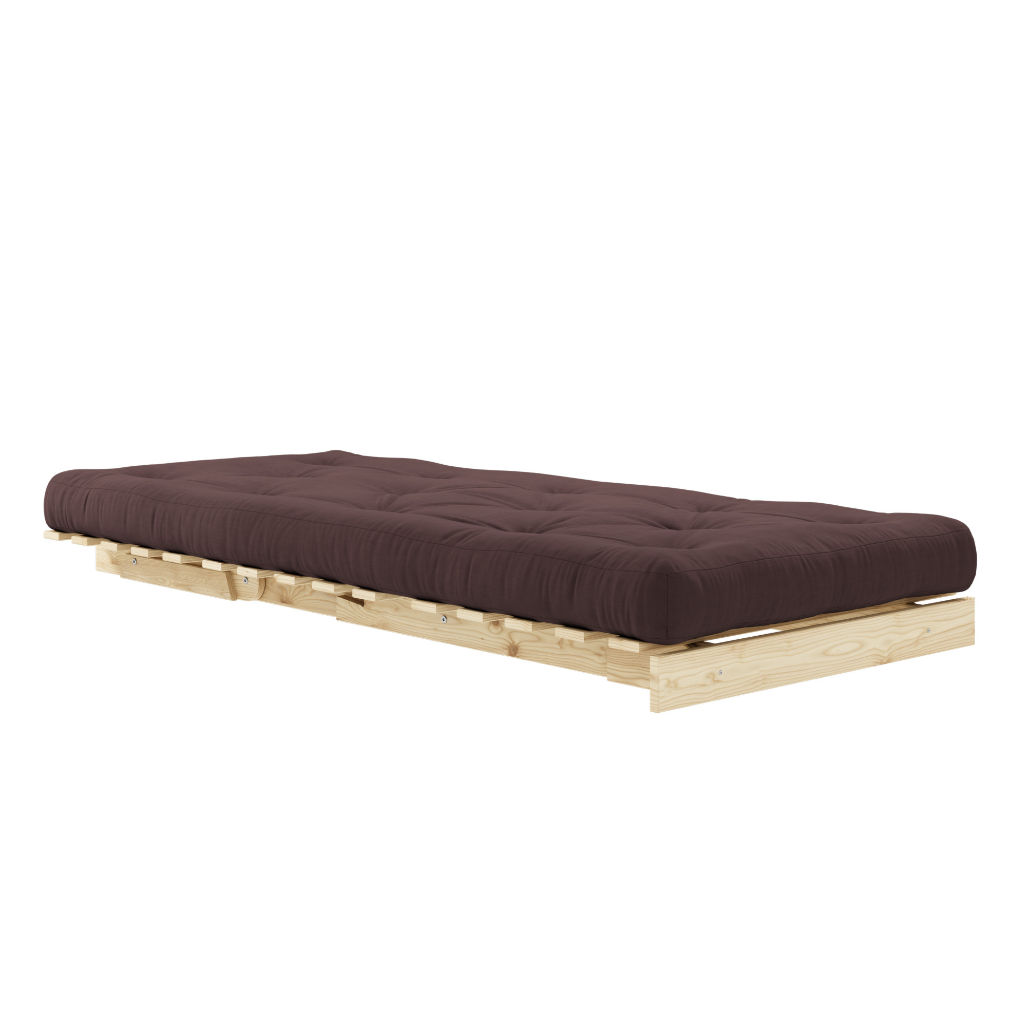 ROOTS RAW 90 X 200 W. ROOTS MATTRESS BROWN