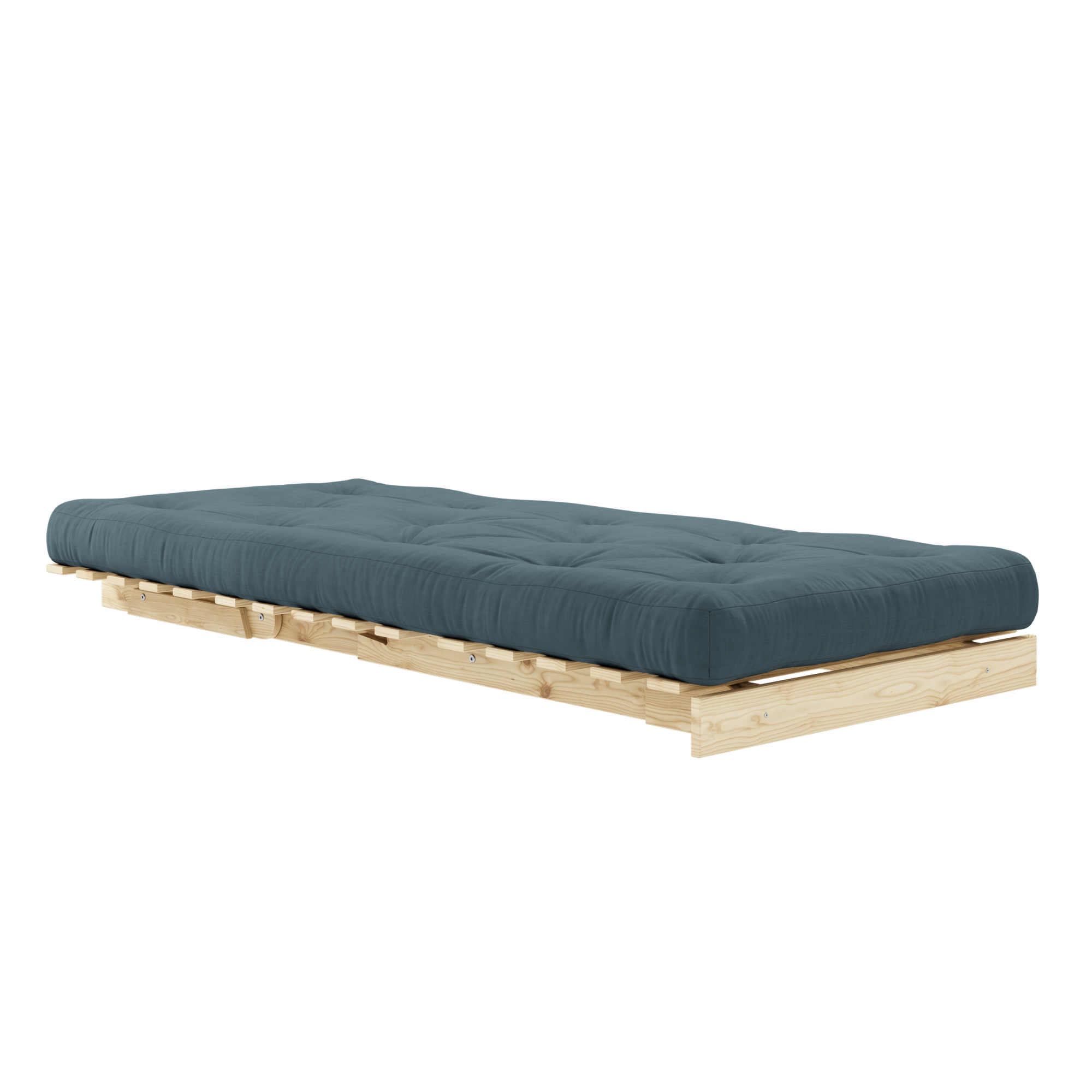 ROOTS RAW 90 X 200 W. ROOTS MATTRESS PETROL BLUE