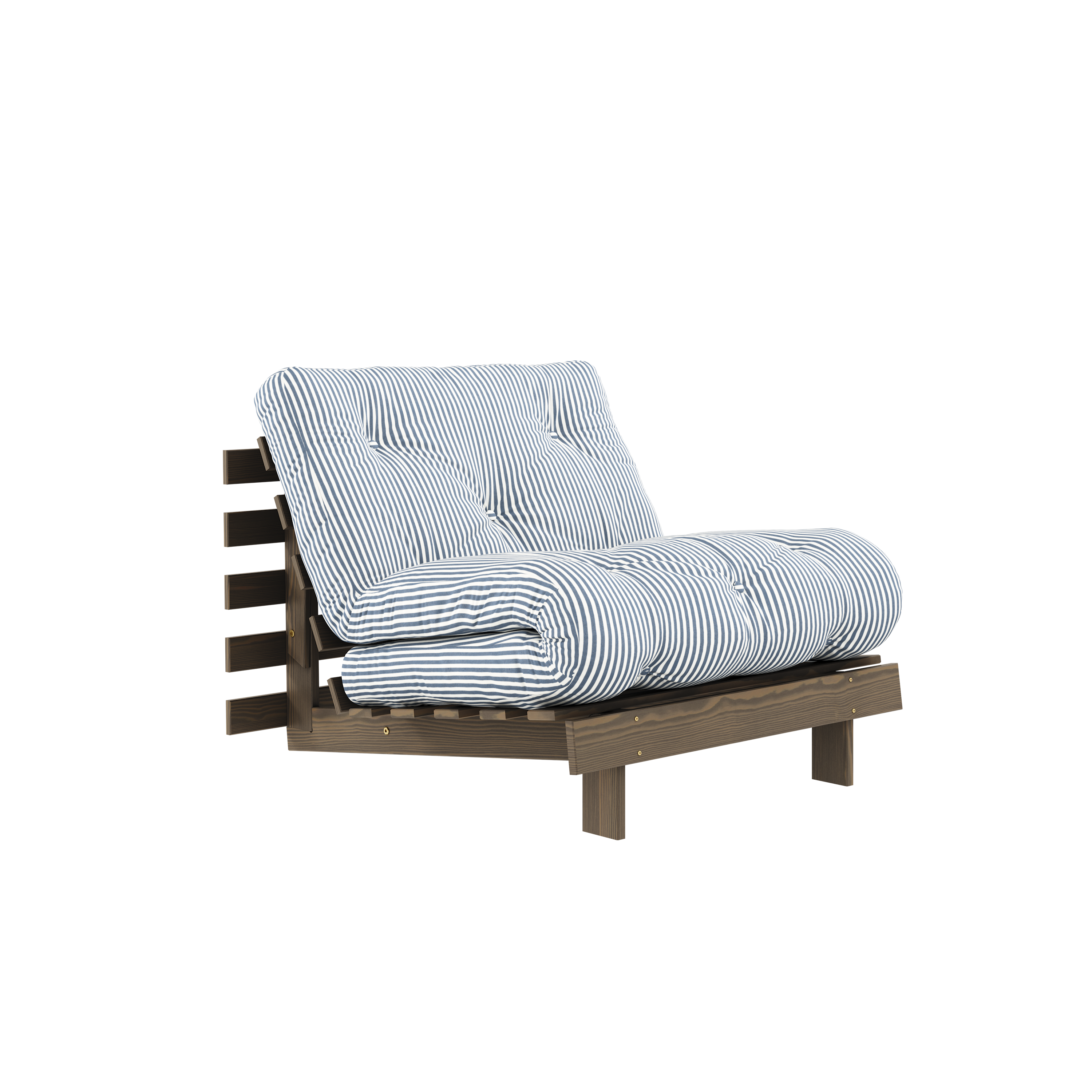 ROOTS CAROB BROWN 90 X 200 W. ROOTS MATTRESS BEACH BLUE
