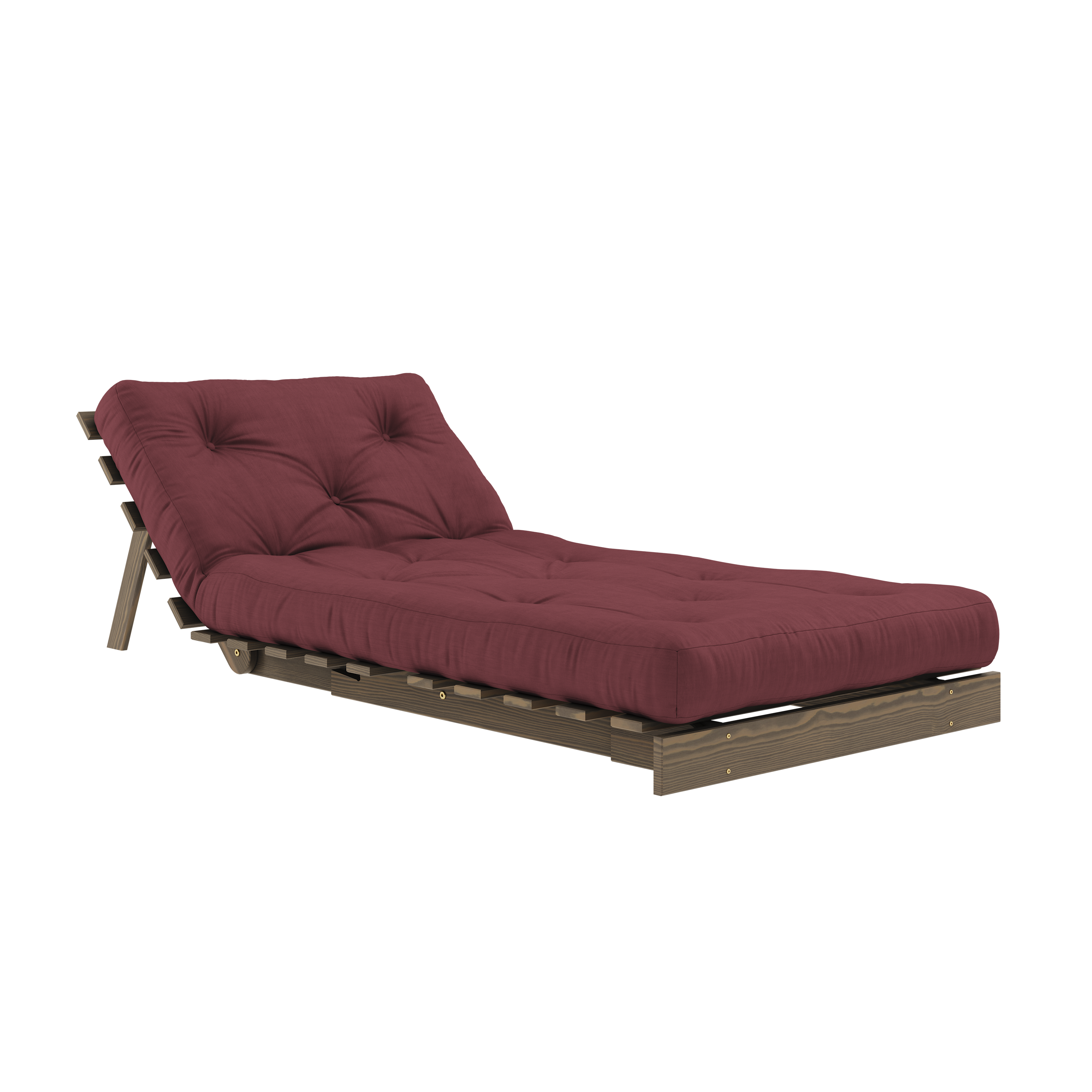 ROOTS CAROB BROWN 90 X 200 W. ROOTS MATTRESS BORDEAUX