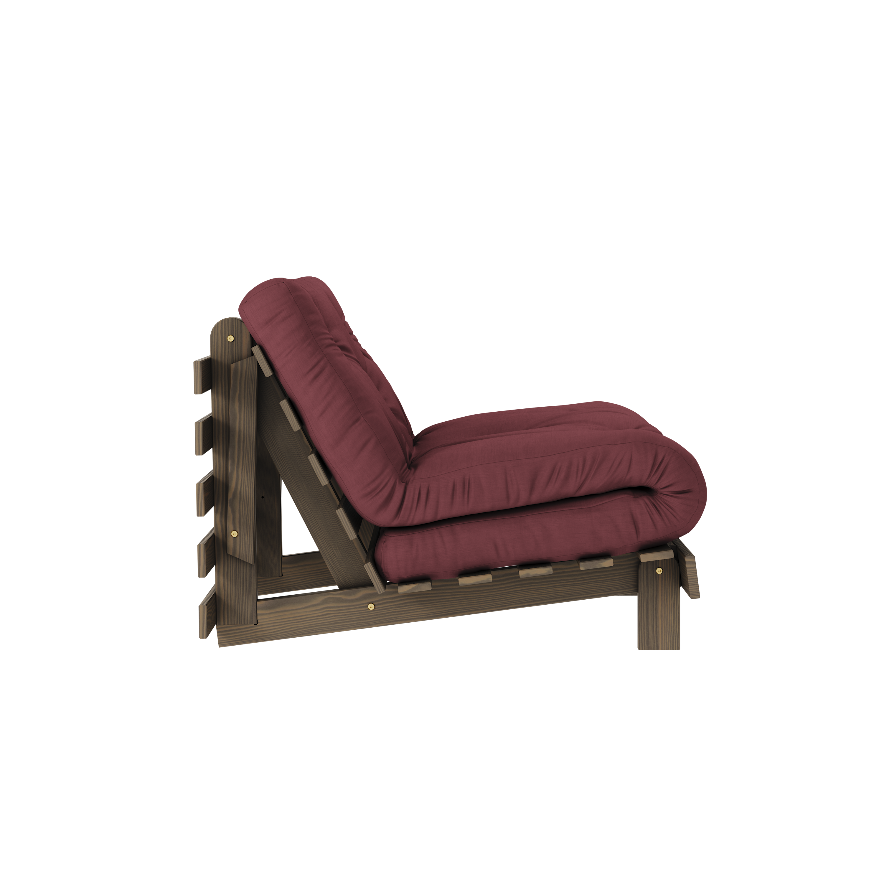 ROOTS CAROB BROWN 90 X 200 W. ROOTS MATTRESS BORDEAUX