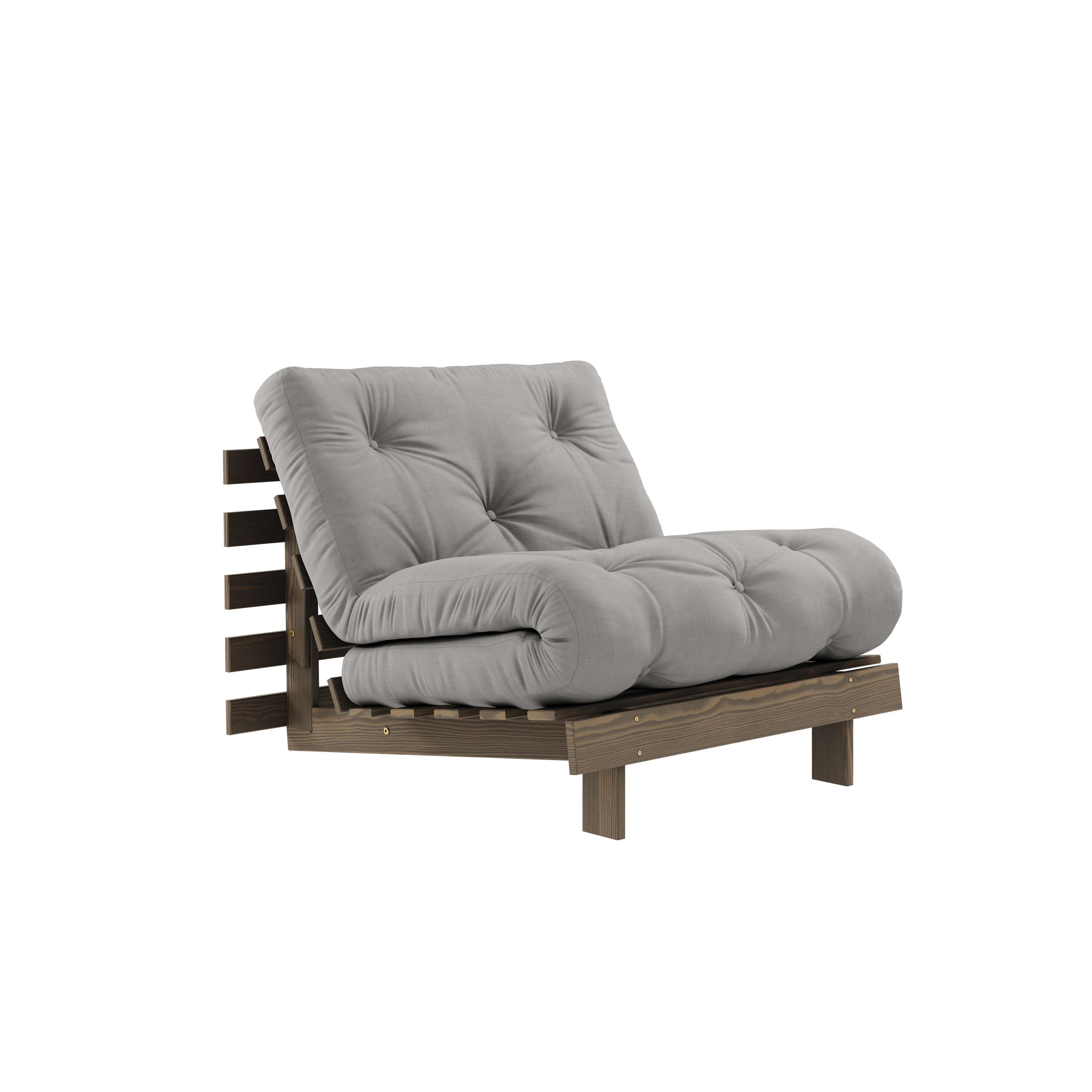 ROOTS CAROB BROWN 90 X 200 W. ROOTS MATTRESS GREY
