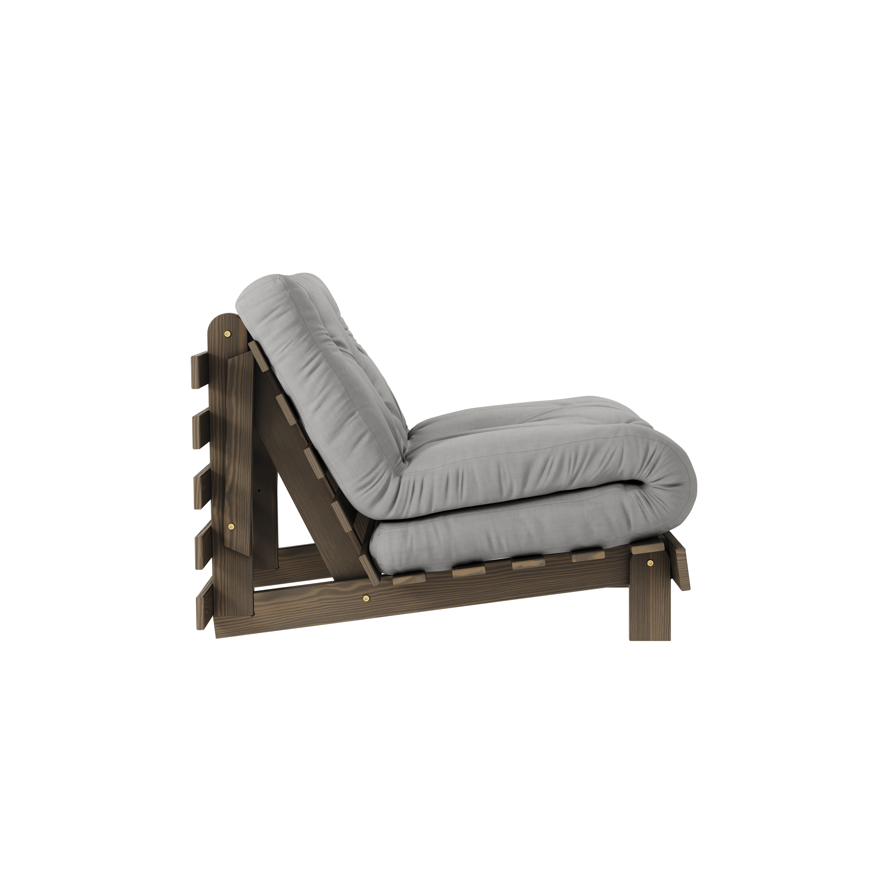 ROOTS CAROB BROWN 90 X 200 W. ROOTS MATTRESS GREY