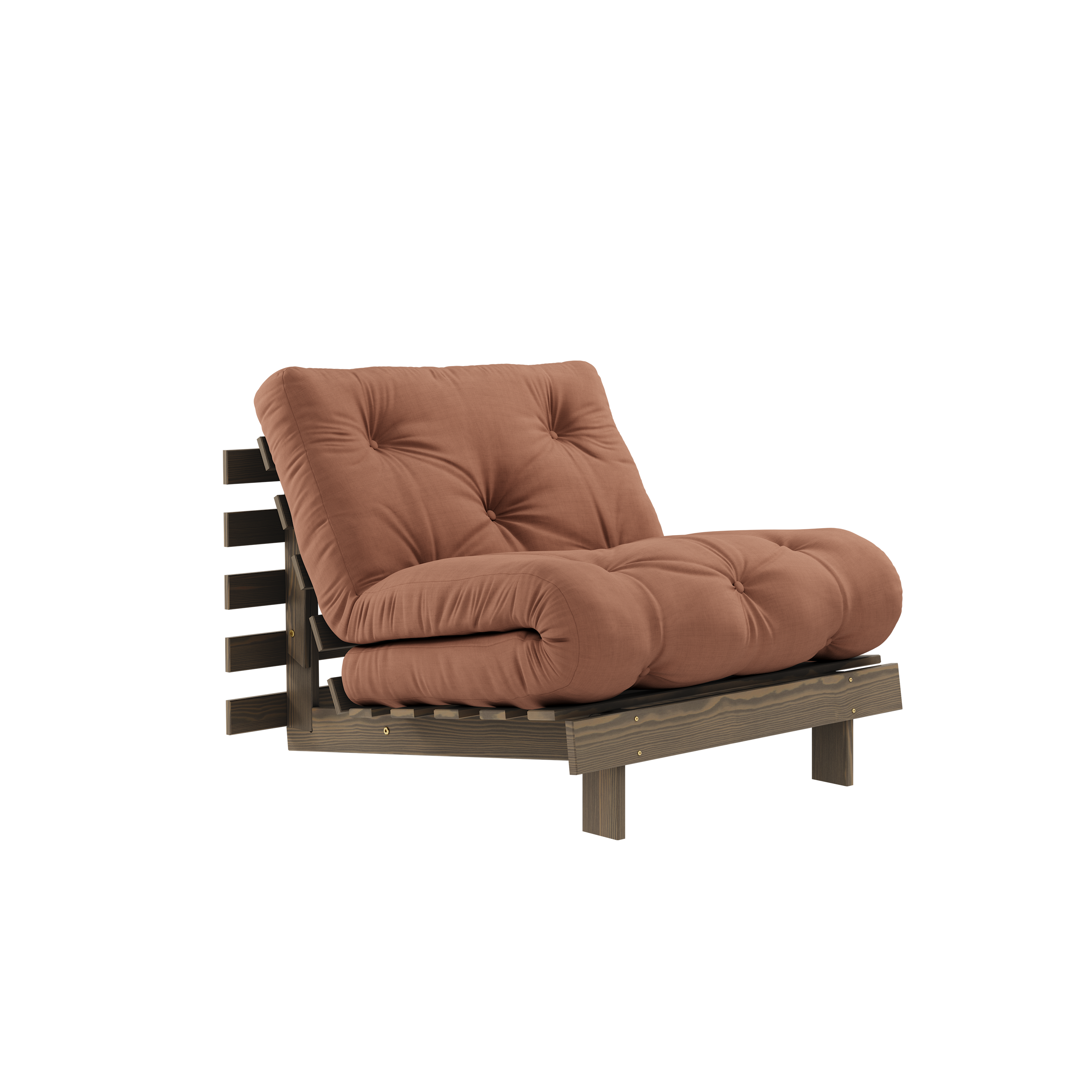 ROOTS CAROB BROWN 90 X 200 W. ROOTS MATTRESS CLAY BROWN