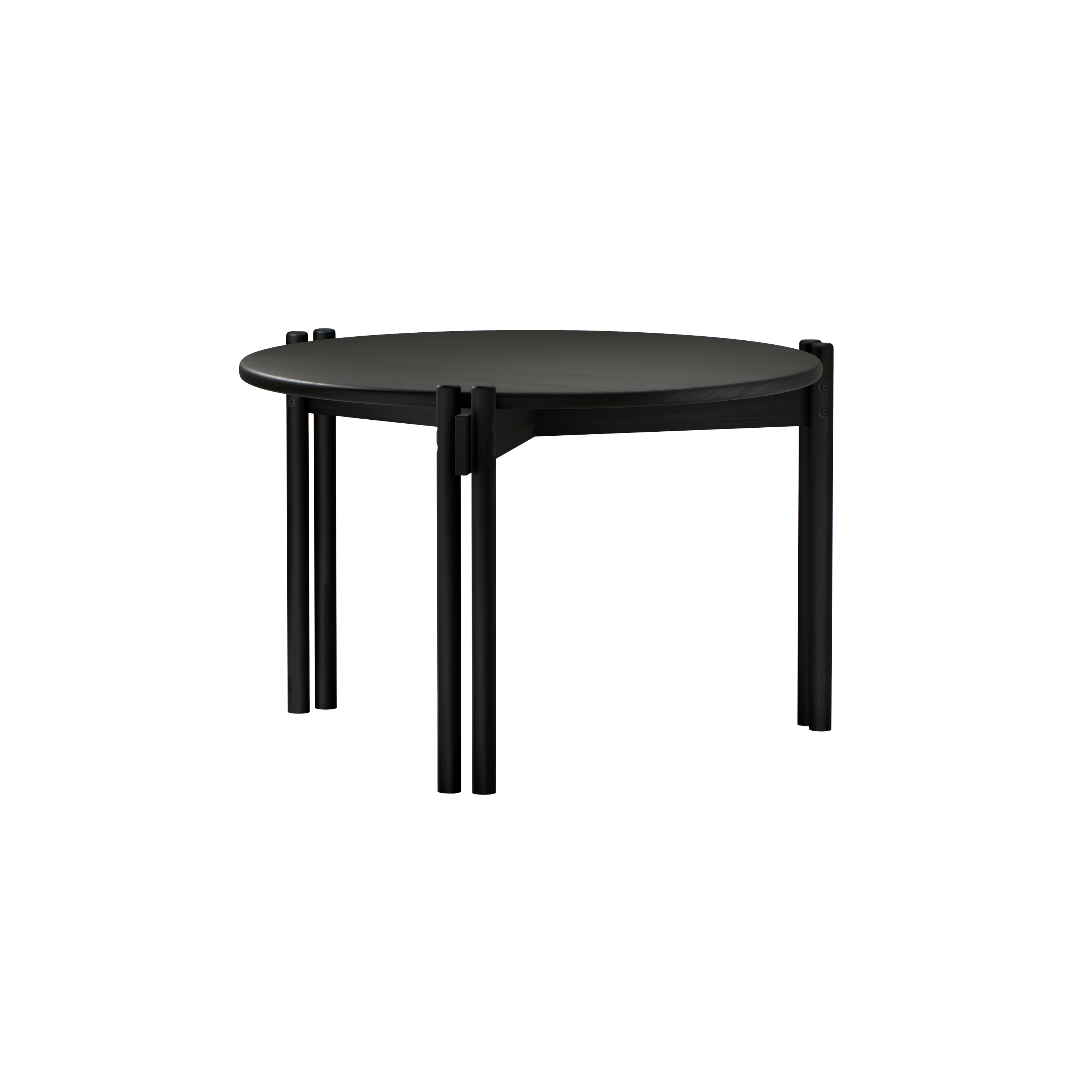 TABLE À BÂTONS HAUTE NOIR NUIT