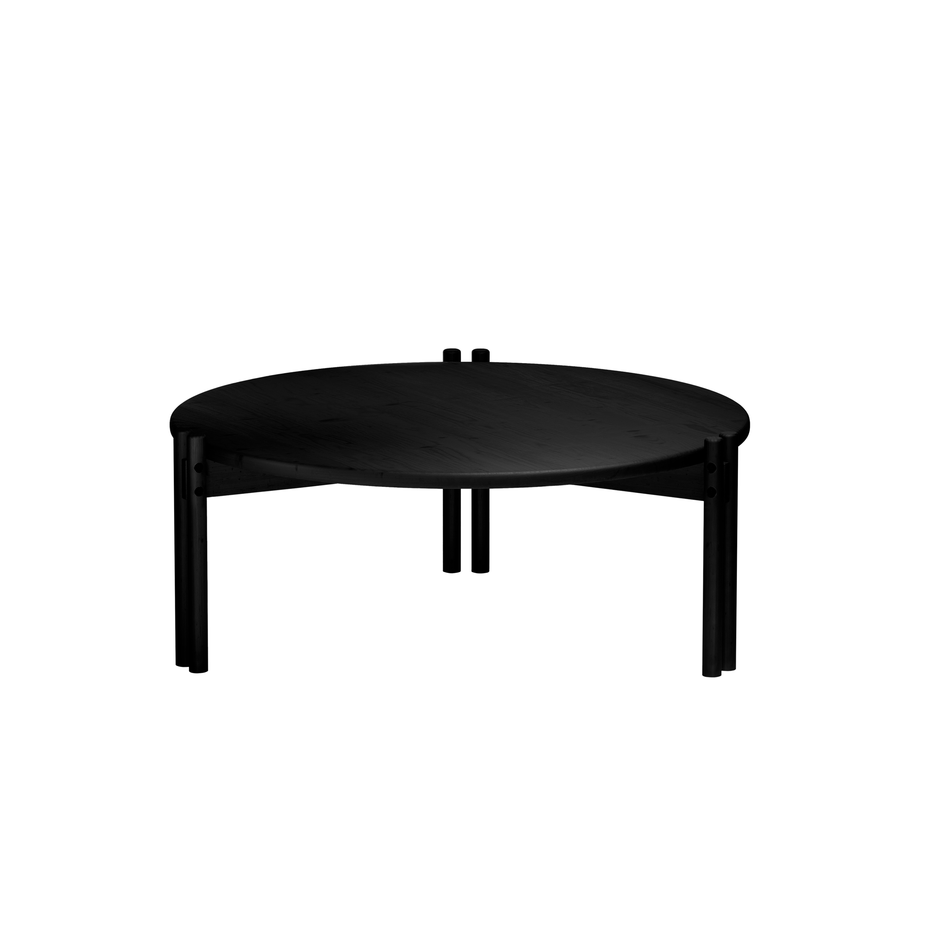 TABLE STICKS BASSE NOIR NUIT