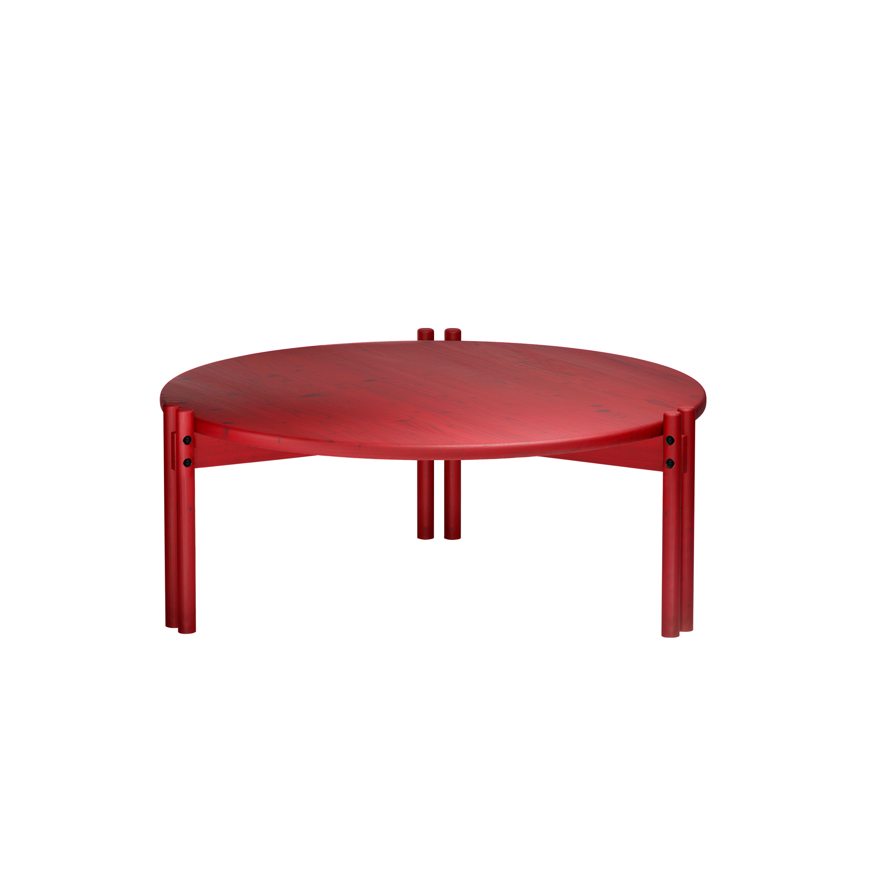 TABLE BASSE STICKS COquelicot ROUGE