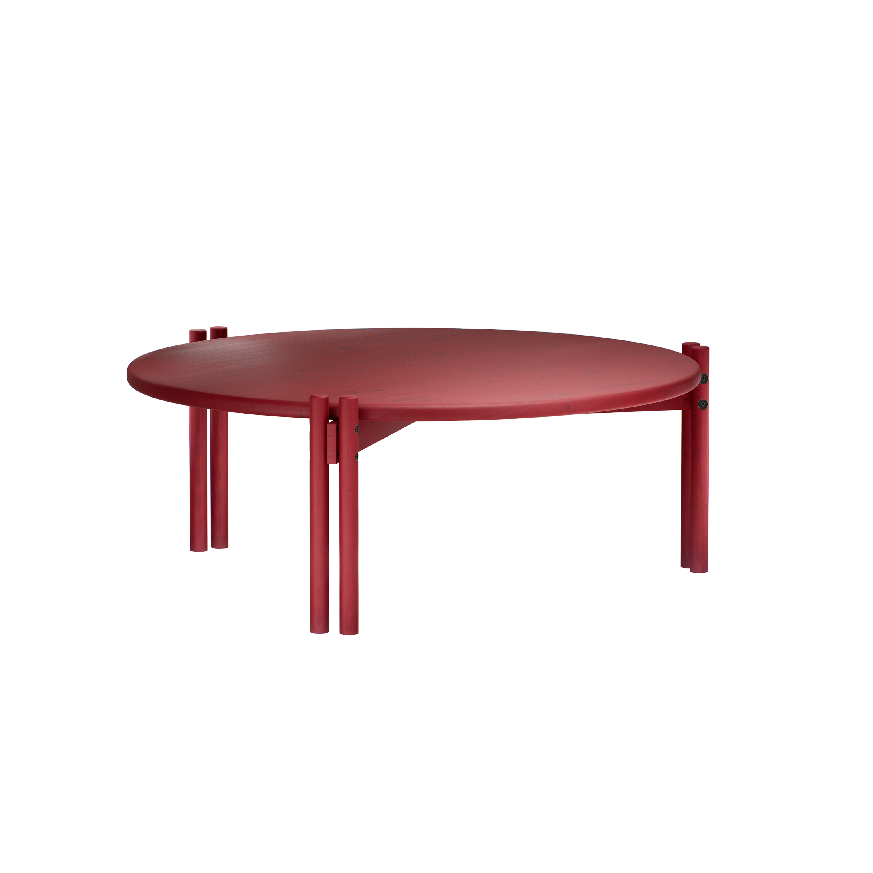 TABLE BASSE STICKS COquelicot ROUGE