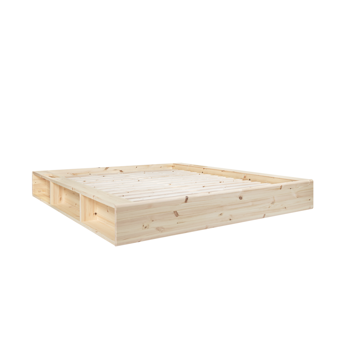 ZIGGY BED CLEAR LACQUERED 180 X 200