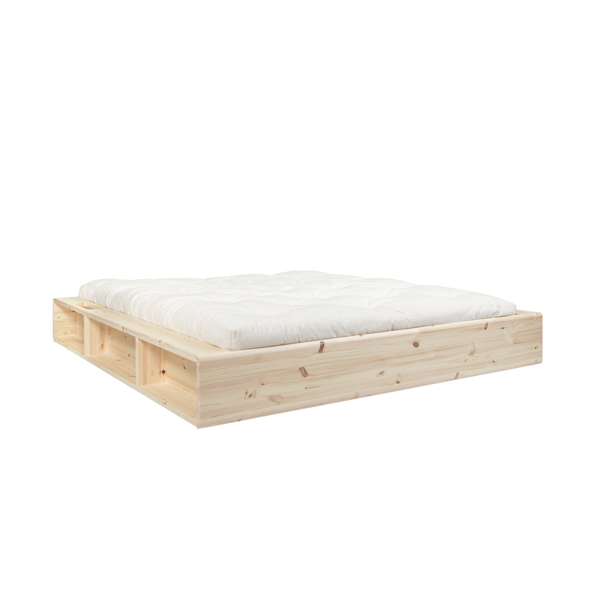 ZIGGY BED CLEAR LACQUERED 180 X 200