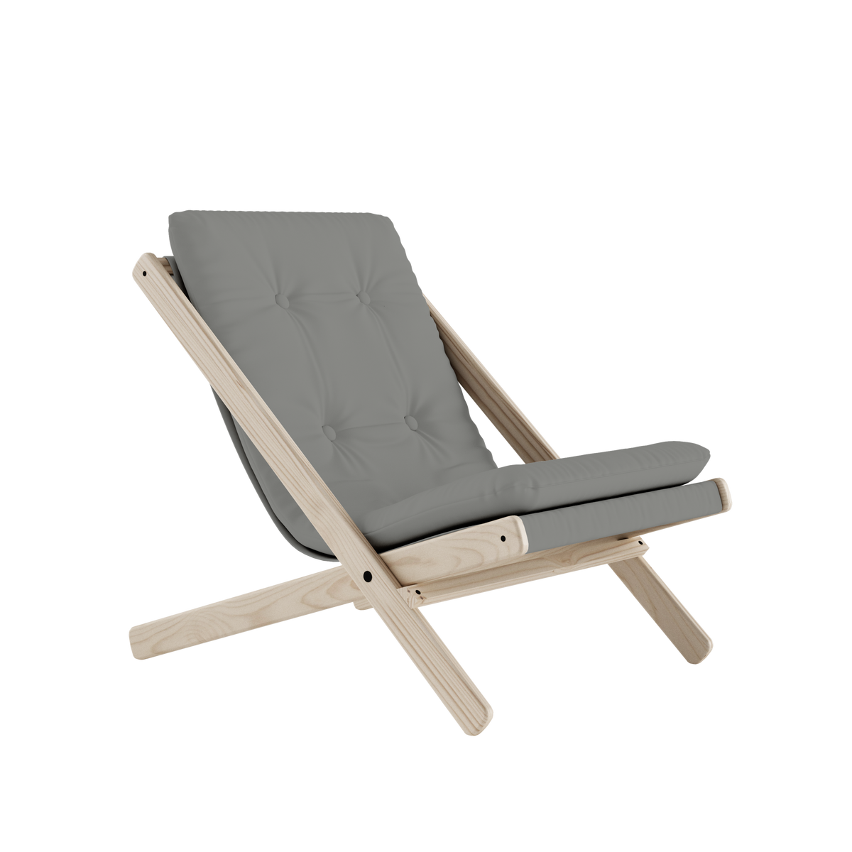 BOOGIE RAW HÊTRE AVEC MATELAS BOOGIE GRIS