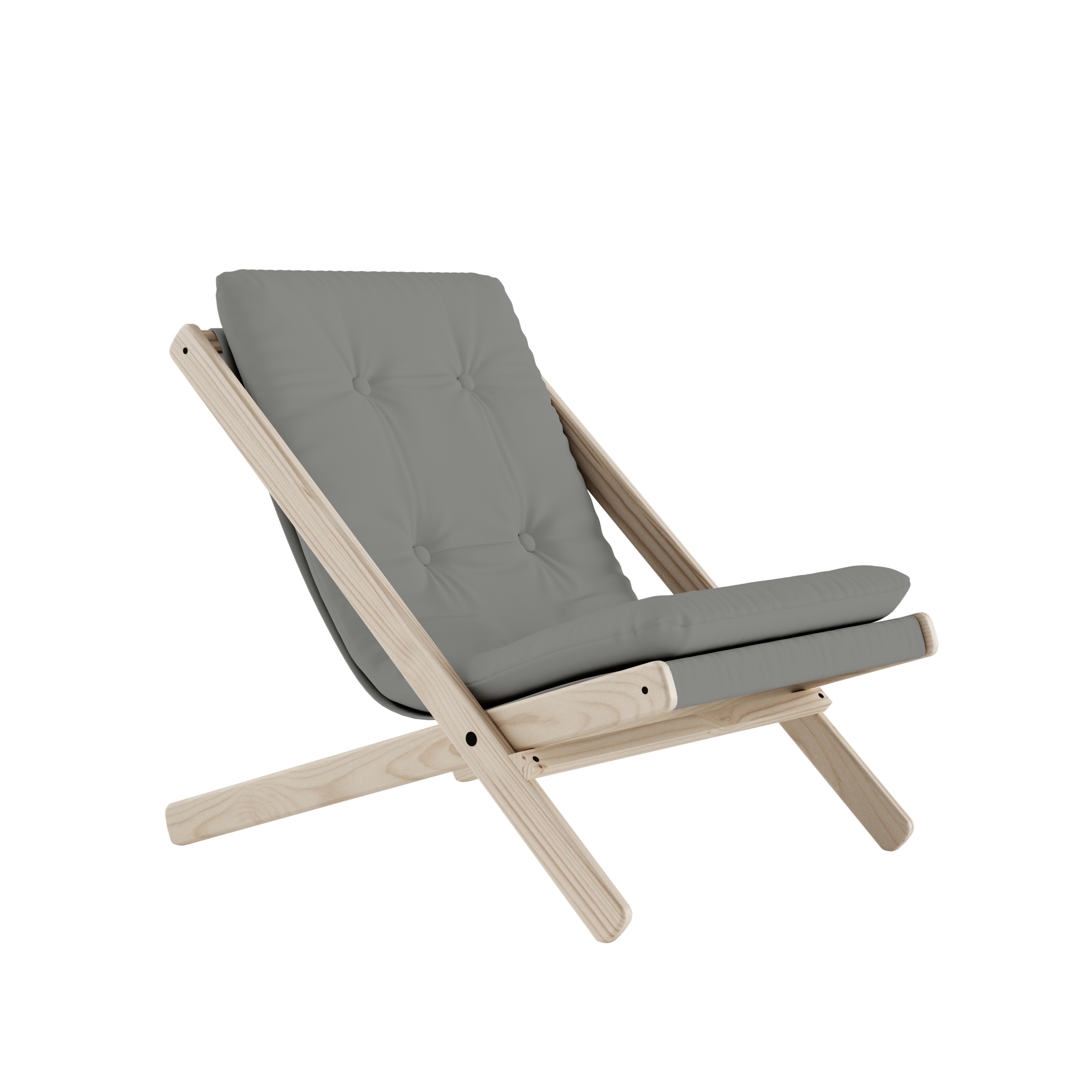 BOOGIE RAW BEECH W. BOOGIE MATTRESS GREY