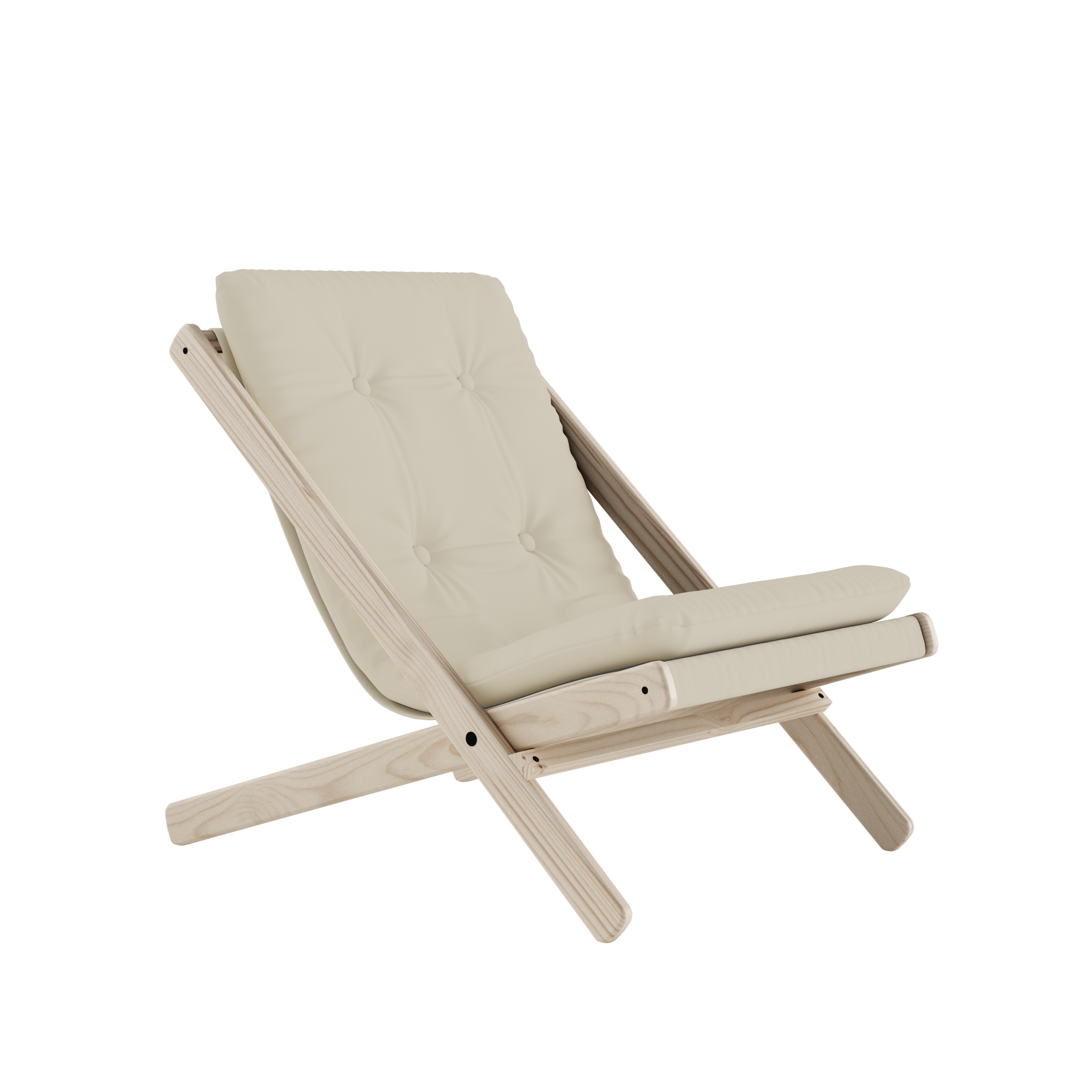 BOOGIE RAW BEECH W. BOOGIE MATTRESS BEIGE