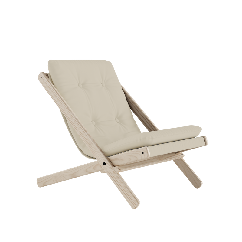 BOOGIE RAW BEECH W. BOOGIE MATTRESS BEIGE