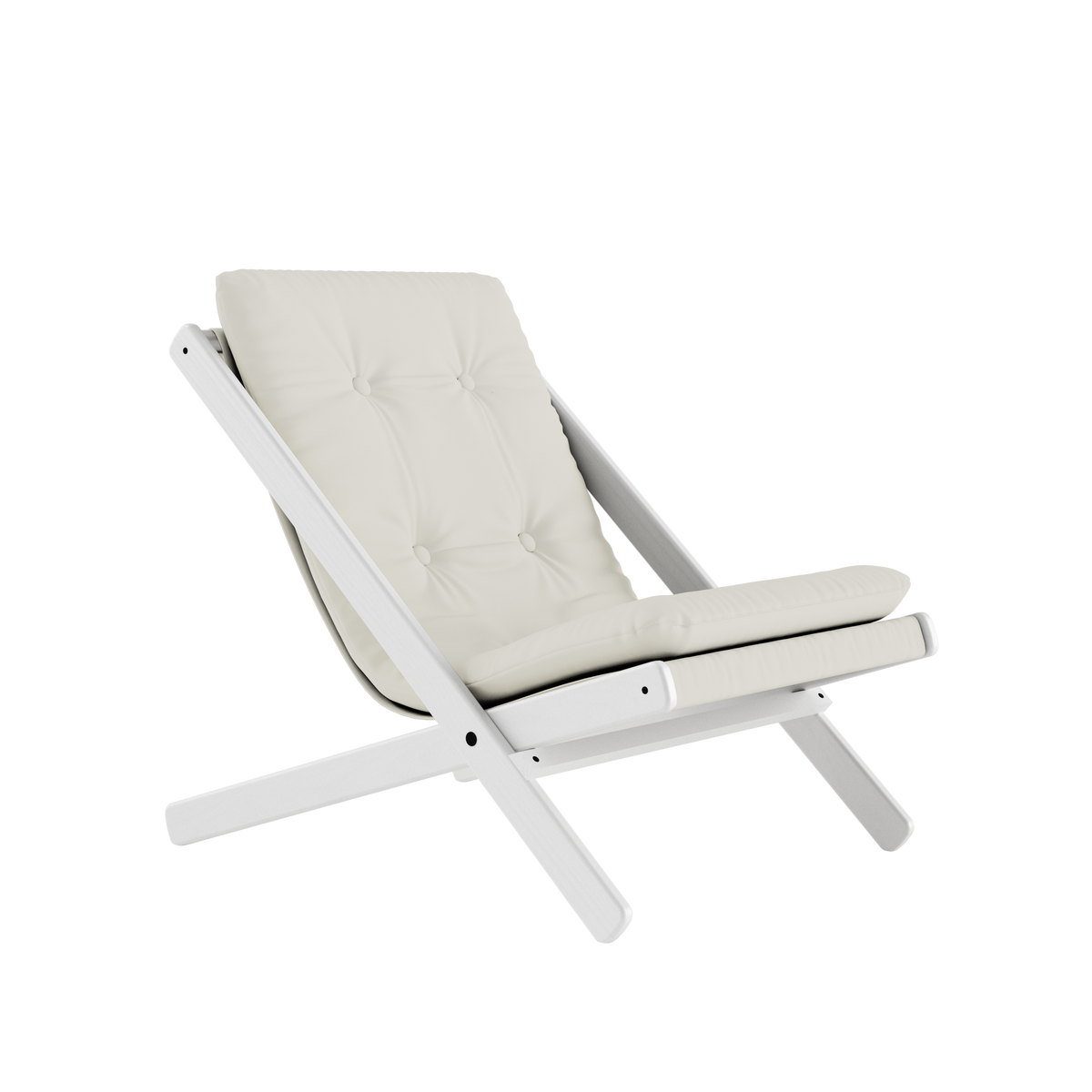 BOOGIE WHITE LACQUERED BEECH W. BOOGIE MATTRESS NATURAL