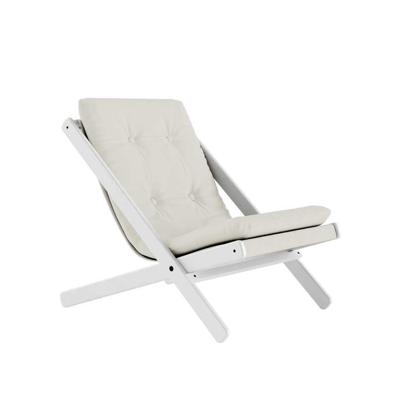 BOOGIE WHITE LACQUERED BEECH W. BOOGIE MATTRESS NATURAL