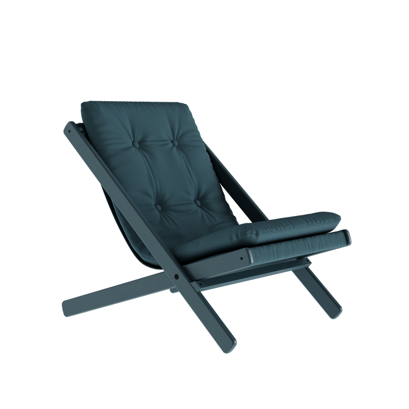 BOOGIE BLEU BREEZE HÊTRE LAQUÉ AVEC MATELAS BOOGIE BLEU PÉTROLE