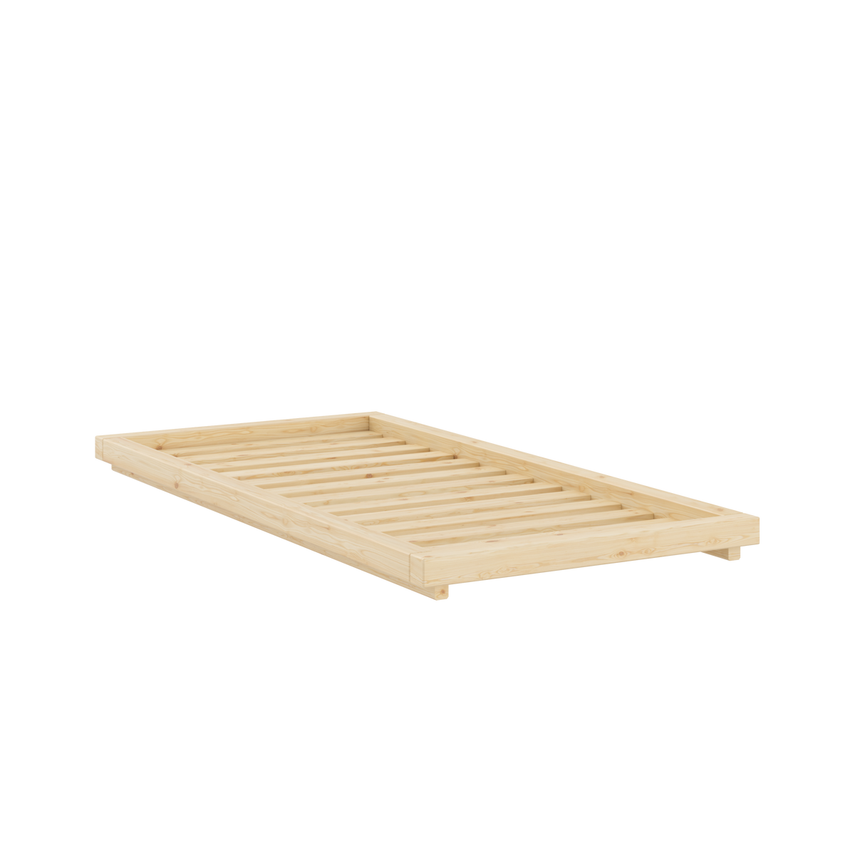 DOCK BED CLEAR LACQUERED 90 X 200