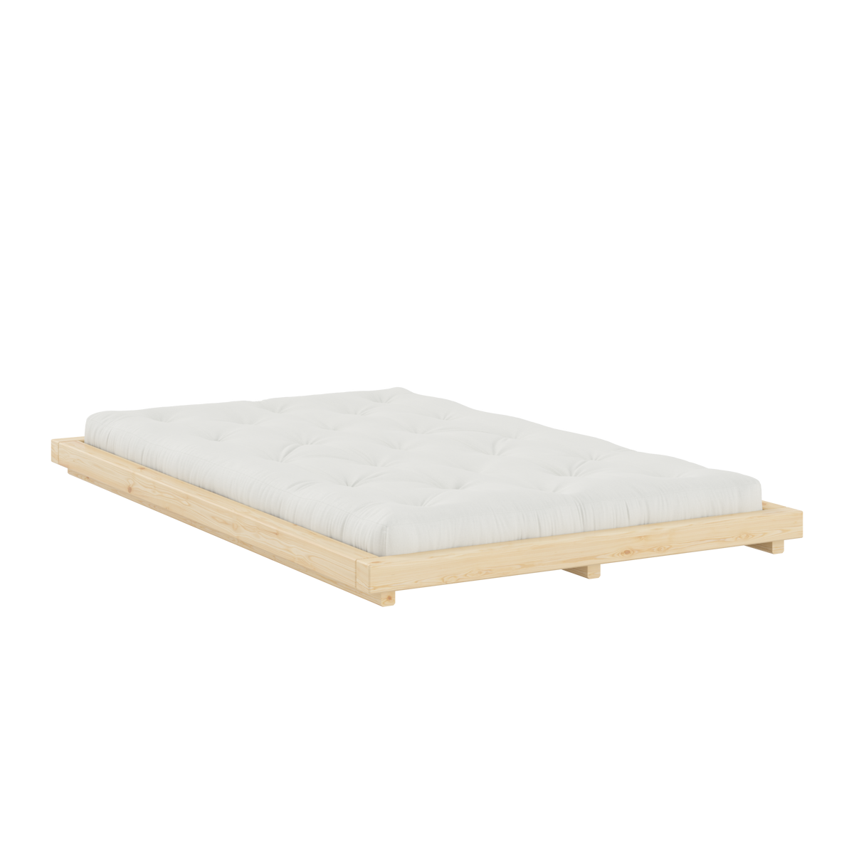 DOCK BED CLEAR LACQUERED 120 X 200