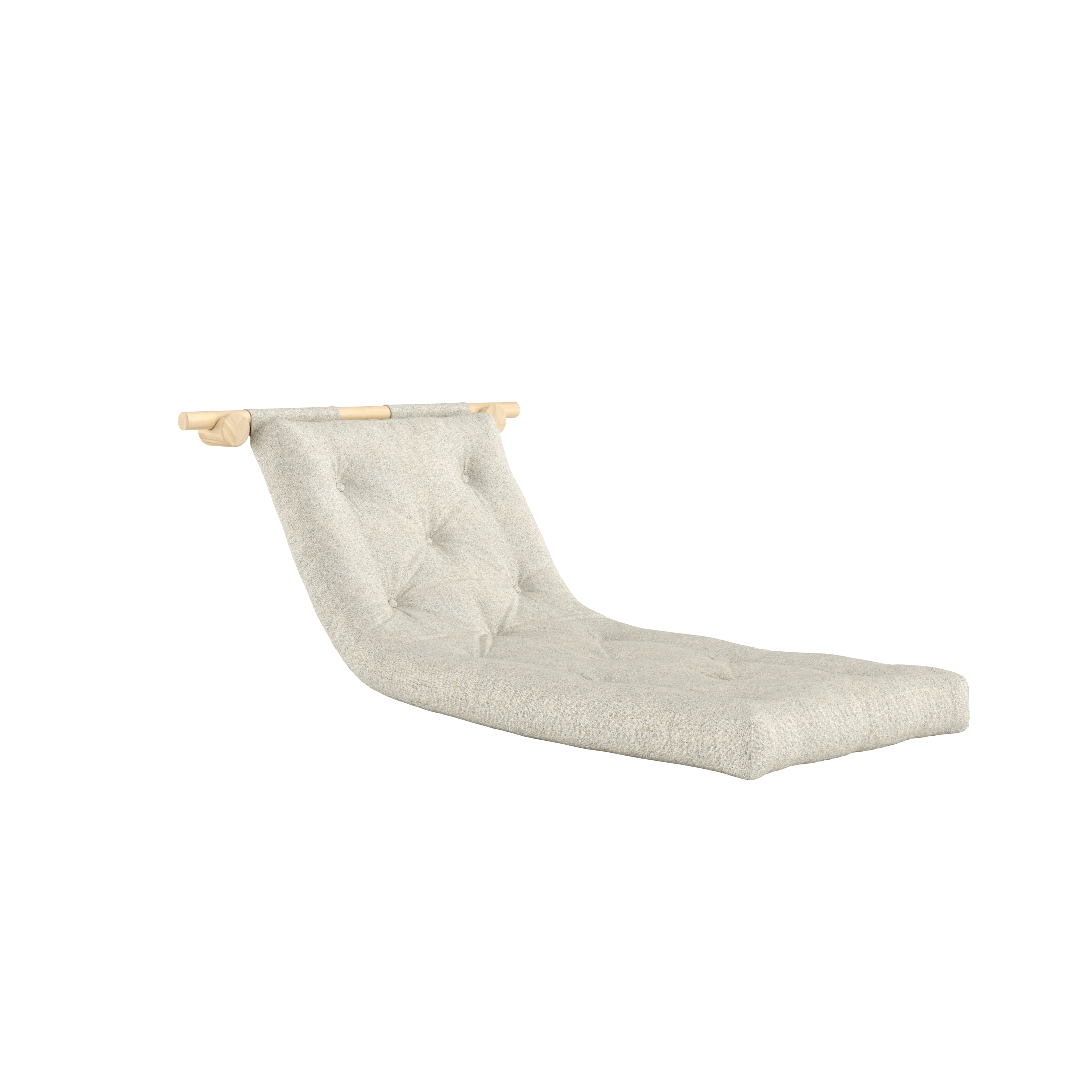 HOOKED RAW 75 X 200 W. BRAVO MATTRESS SOFT CHALK