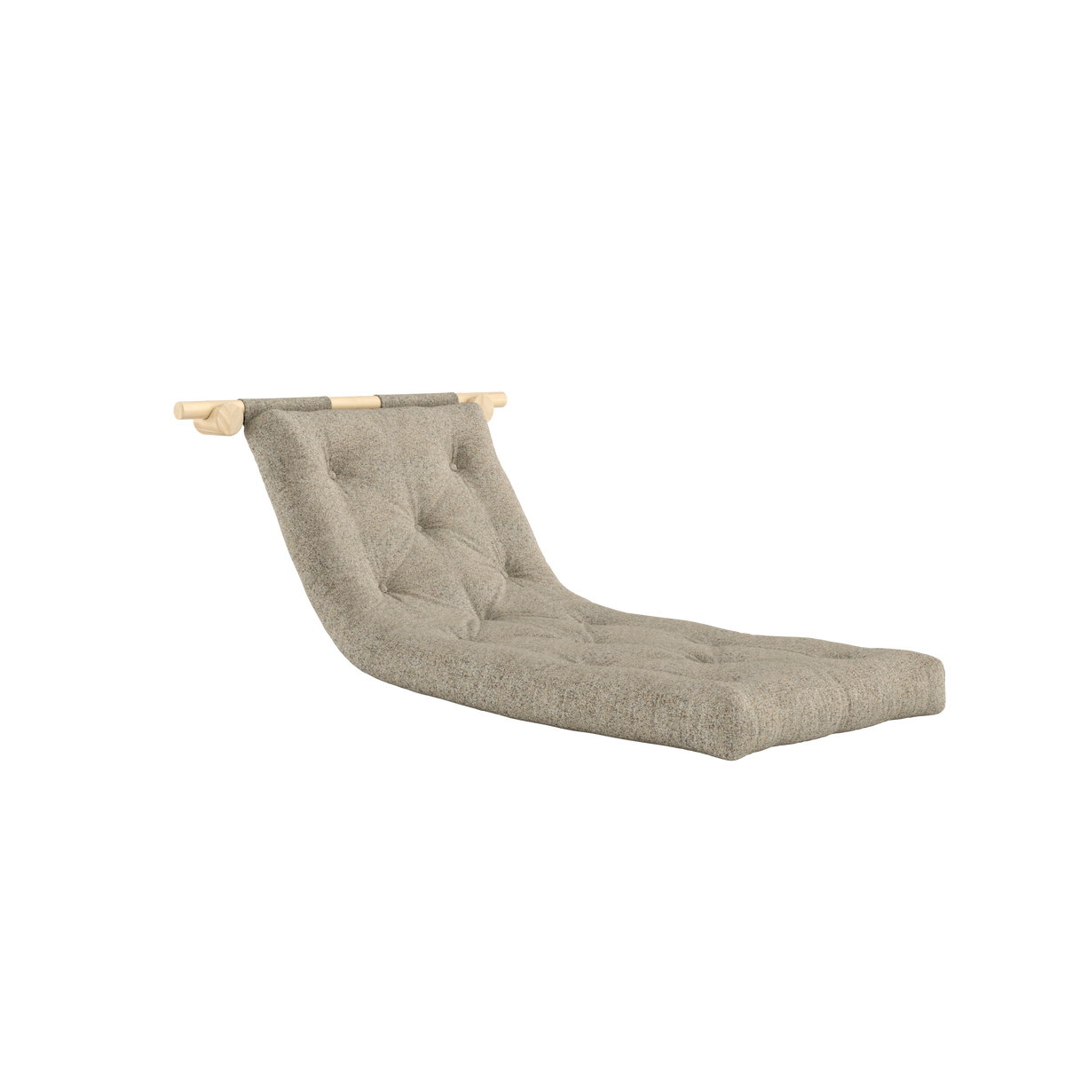 HOOKED RAW 75 X 200 W. BRAVO MATTRESS WARM SAND