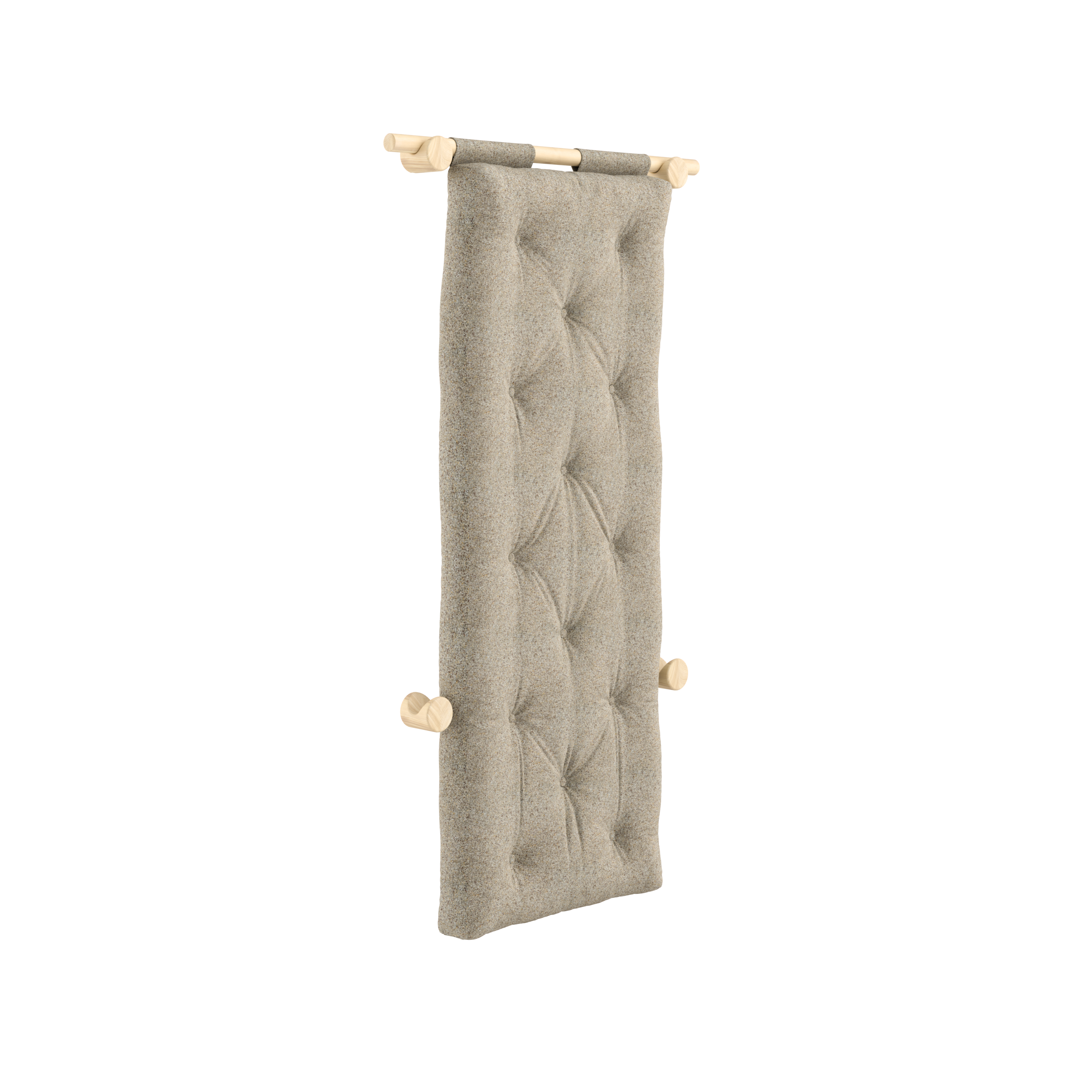 HOOKED RAW 75 X 200 W. BRAVO MATTRESS WARM SAND