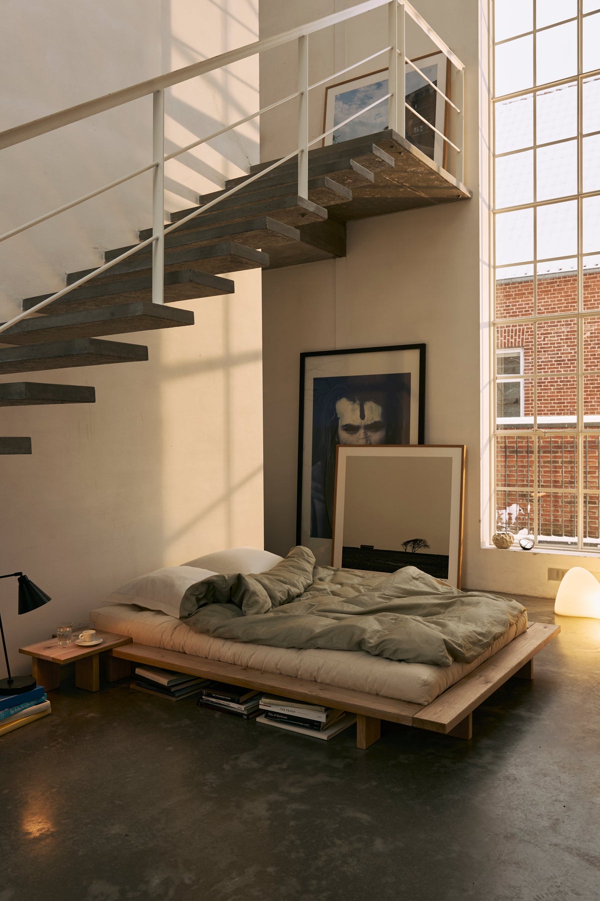 JAPAN BED OAK 160 X 200