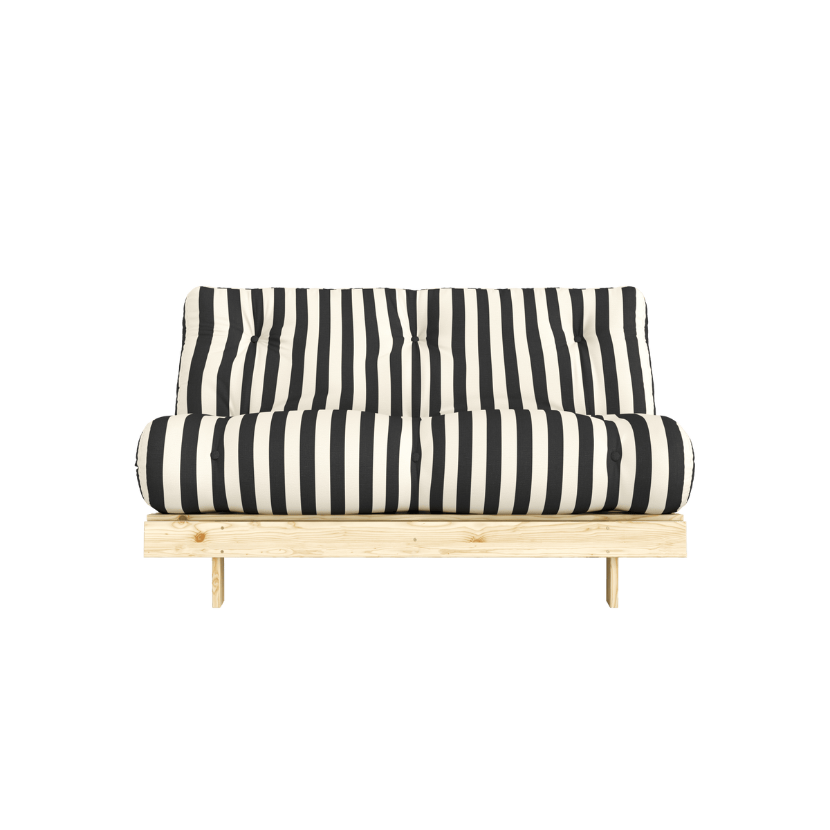 ROOTS RAW 140 X 200 W. ROOTS MATTRESS BLACK-WHITE