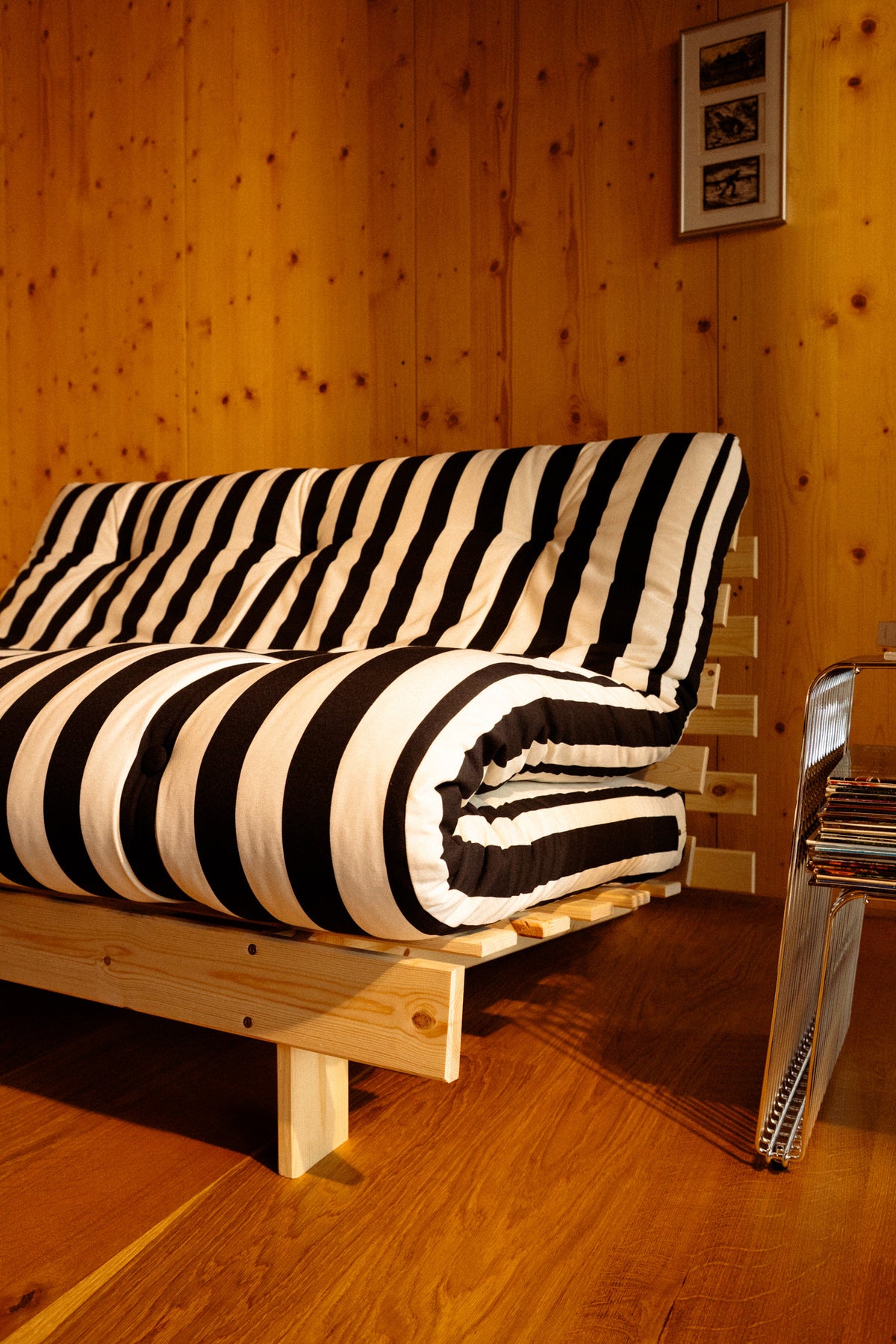 ROOTS RAW 160 X 200 W. ROOTS MATTRESS BLACK-WHITE