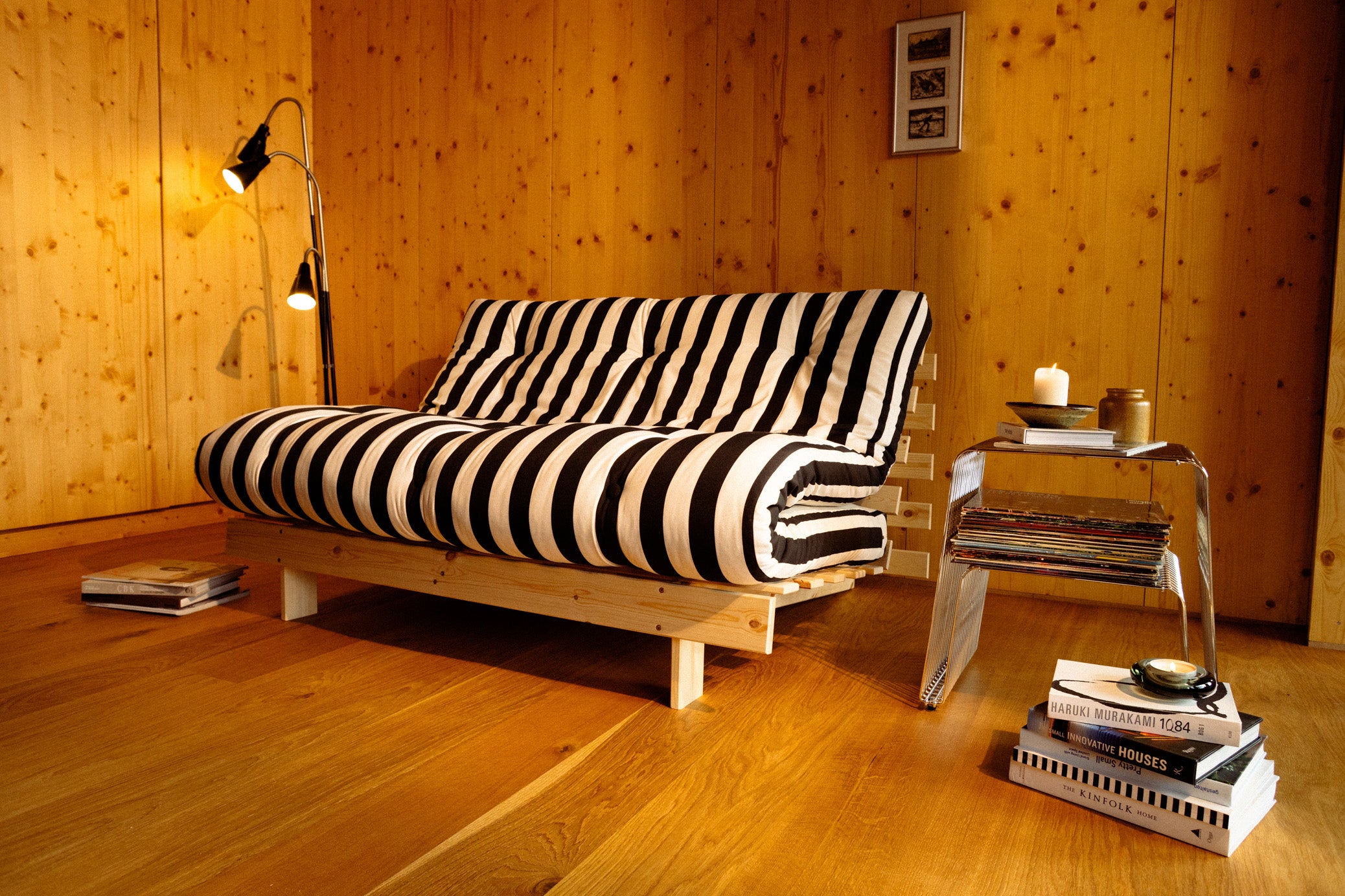 ROOTS RAW 140 X 200 W. ROOTS MATTRESS BLACK-WHITE